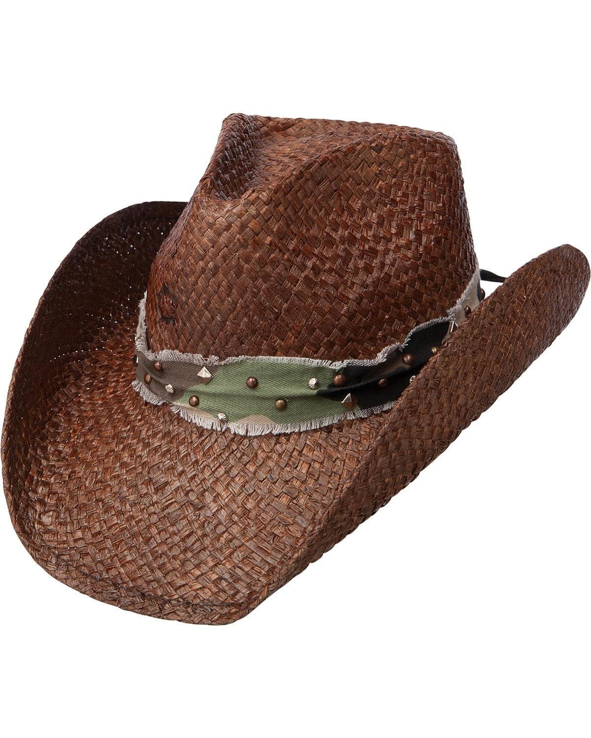 Charlie 1 Horse Men's Hard To Handle Straw Cowboy Hat Brown Small