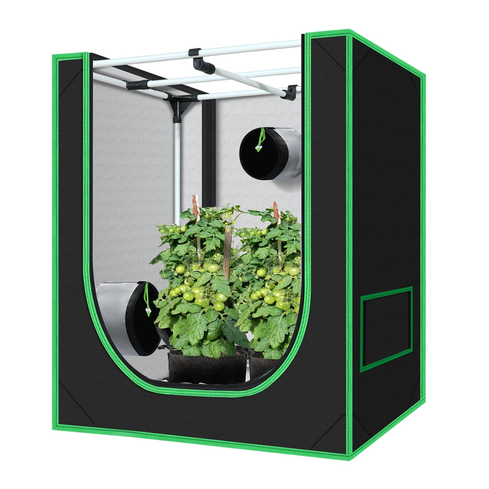 Small Grow Tent for Plants Indoor 18"x30"x36" Mylar Hydroponic Grow Tents Indoor Grow Room for Plant Fruit Flower Veg with Removable Waterproof Floor Tray