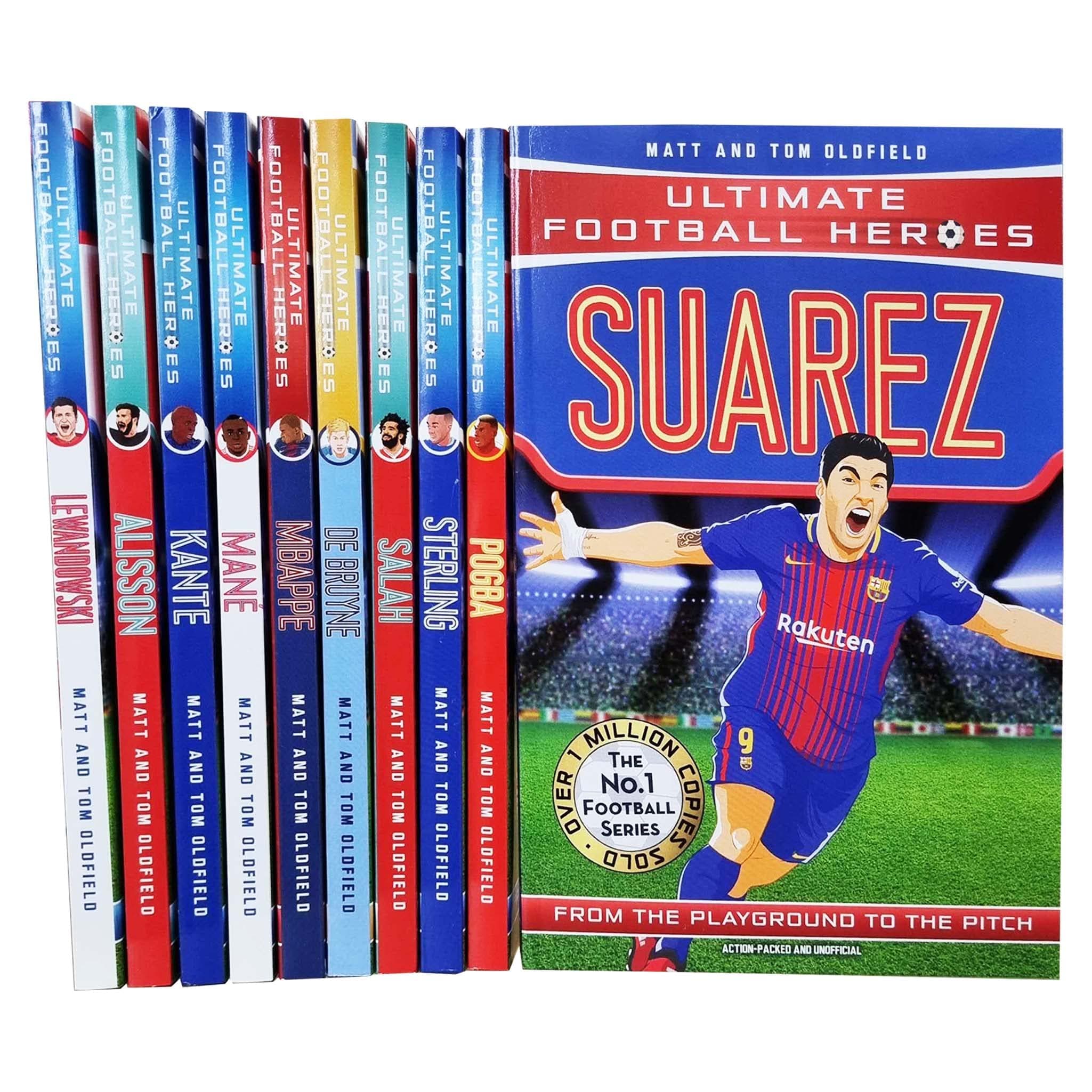 Ultimate Football Heroes Series 2 Collection 10 Books Set (Suarez, Pogba, Sterling, Salah, De Bruyne, Mbappe, Mane, Kante, Alisson & Lewandowski) Paperback