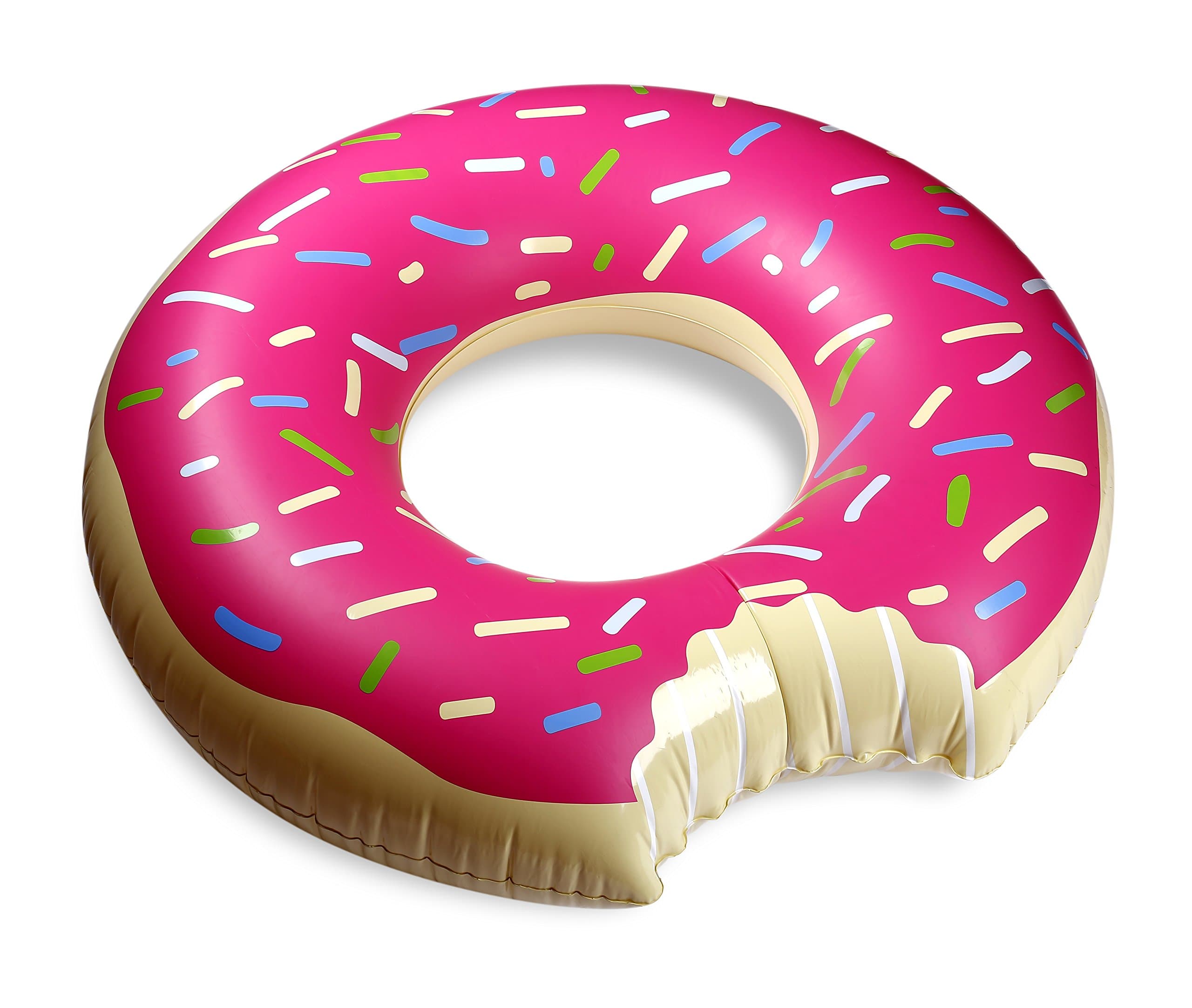 Balance Living Inflatable Donut Floating Pool Toy (48” Diameter)