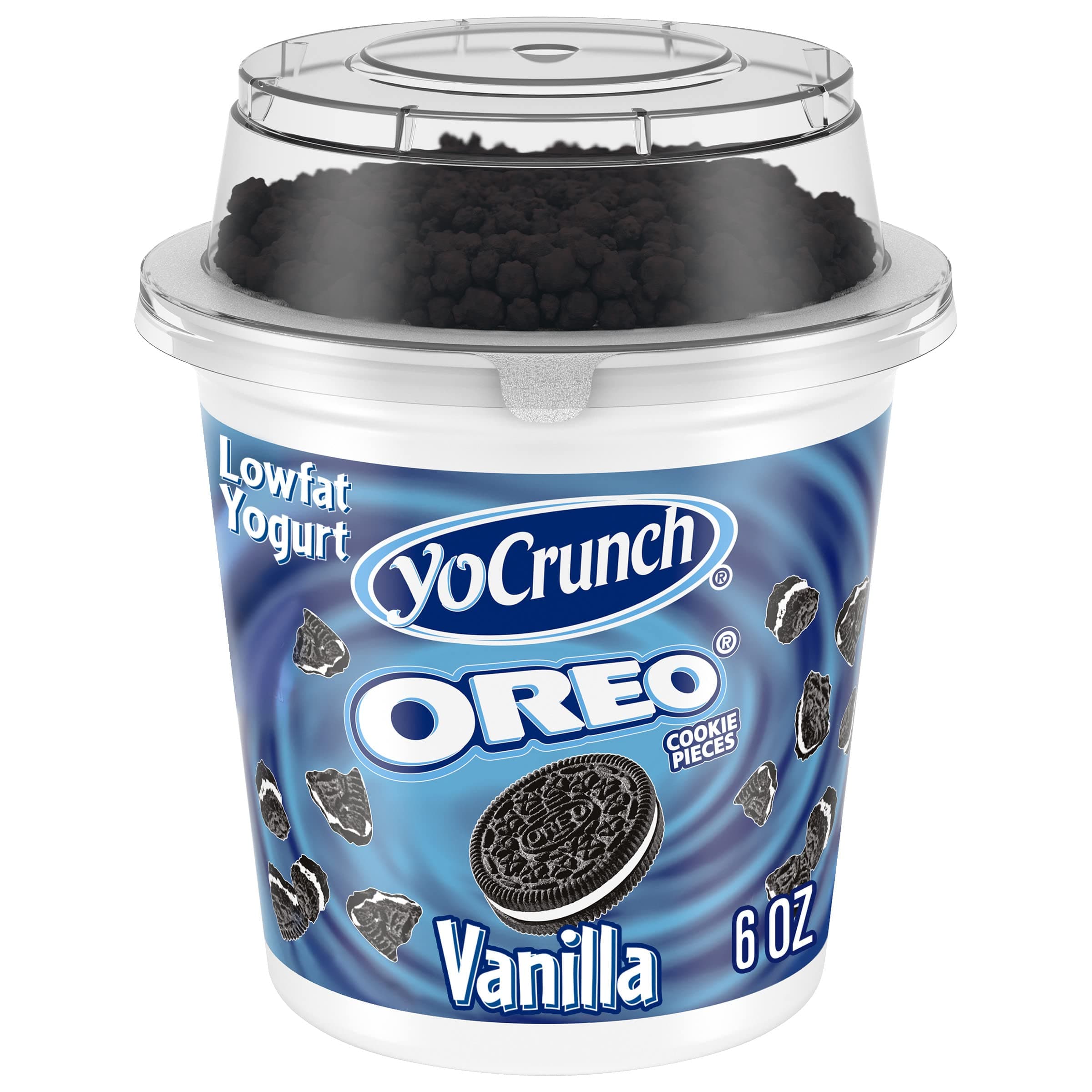 YoCrunch Low Fat Vanilla Yogurt with OREO, 6 oz.