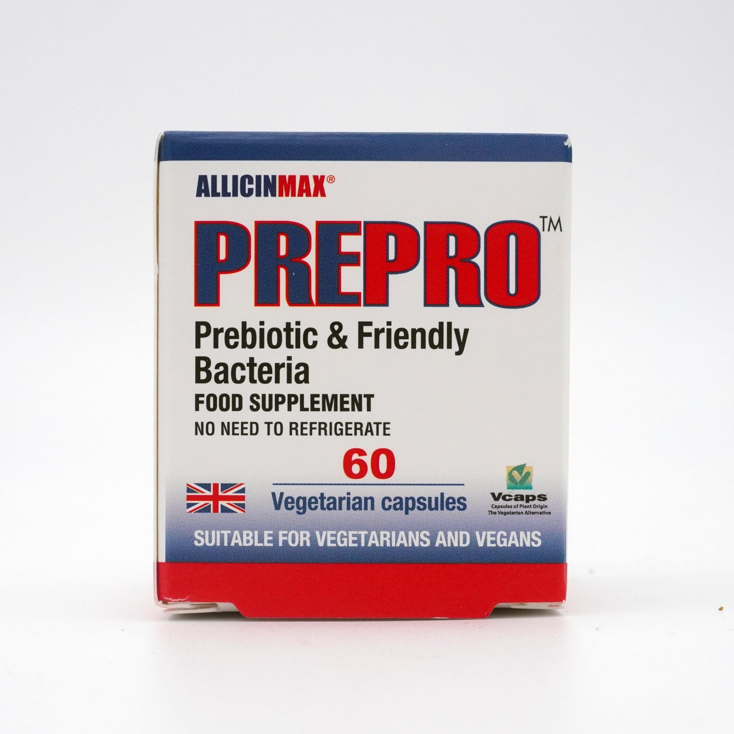Allicin PREPRO Prebiotic with Allisure 60 Veg Caps