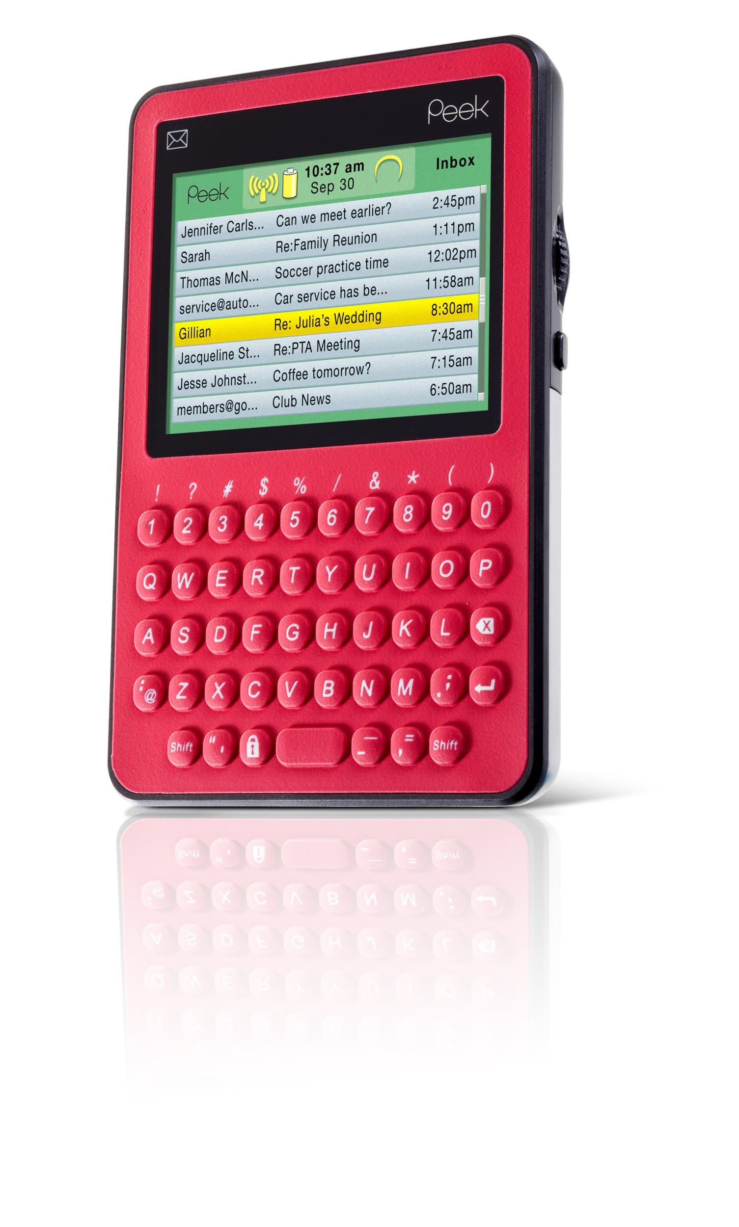 Peek Mobile E-mail Device (Cherry)