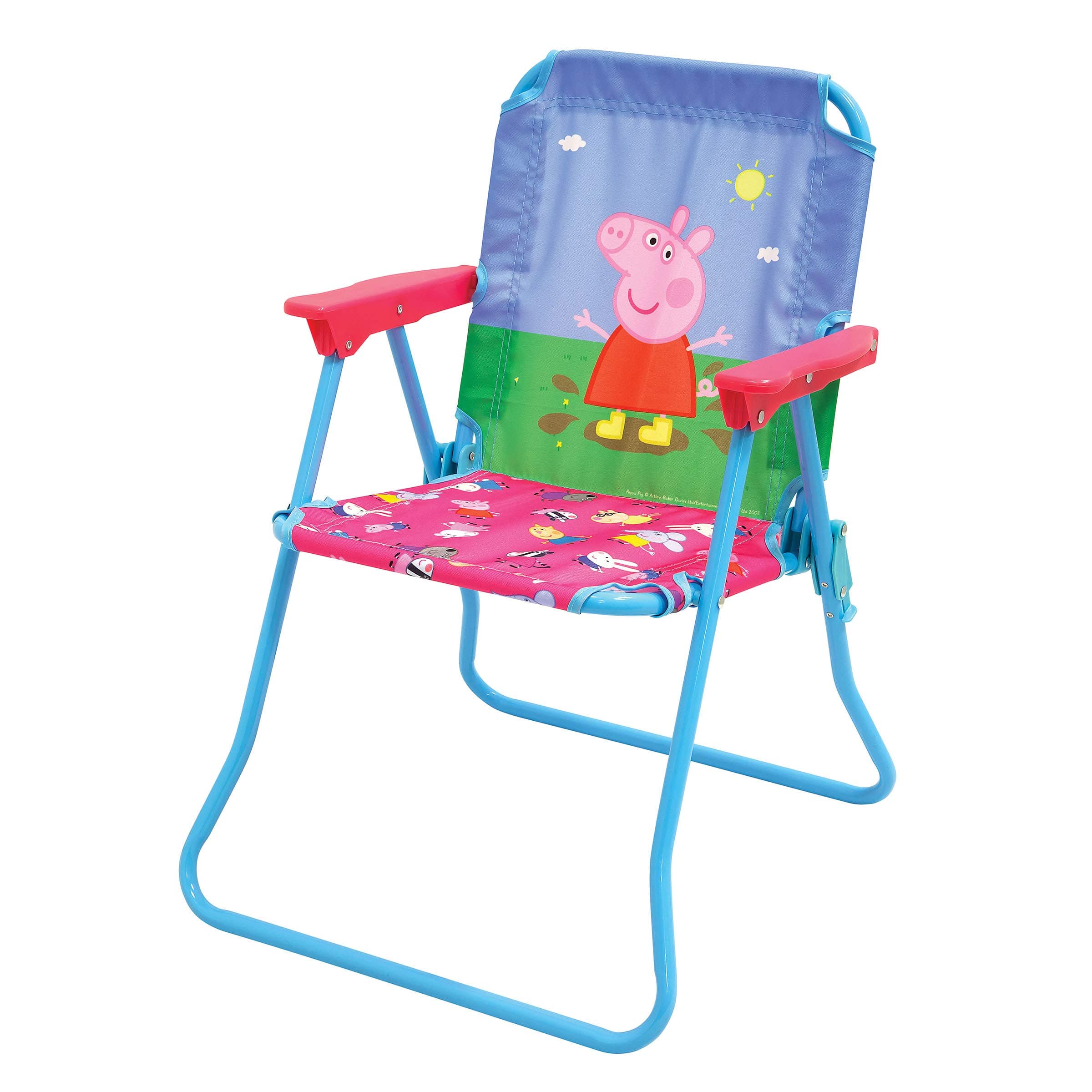 Peppa Pig Patio Chair for Kids, Portable Folding Lawn Chair