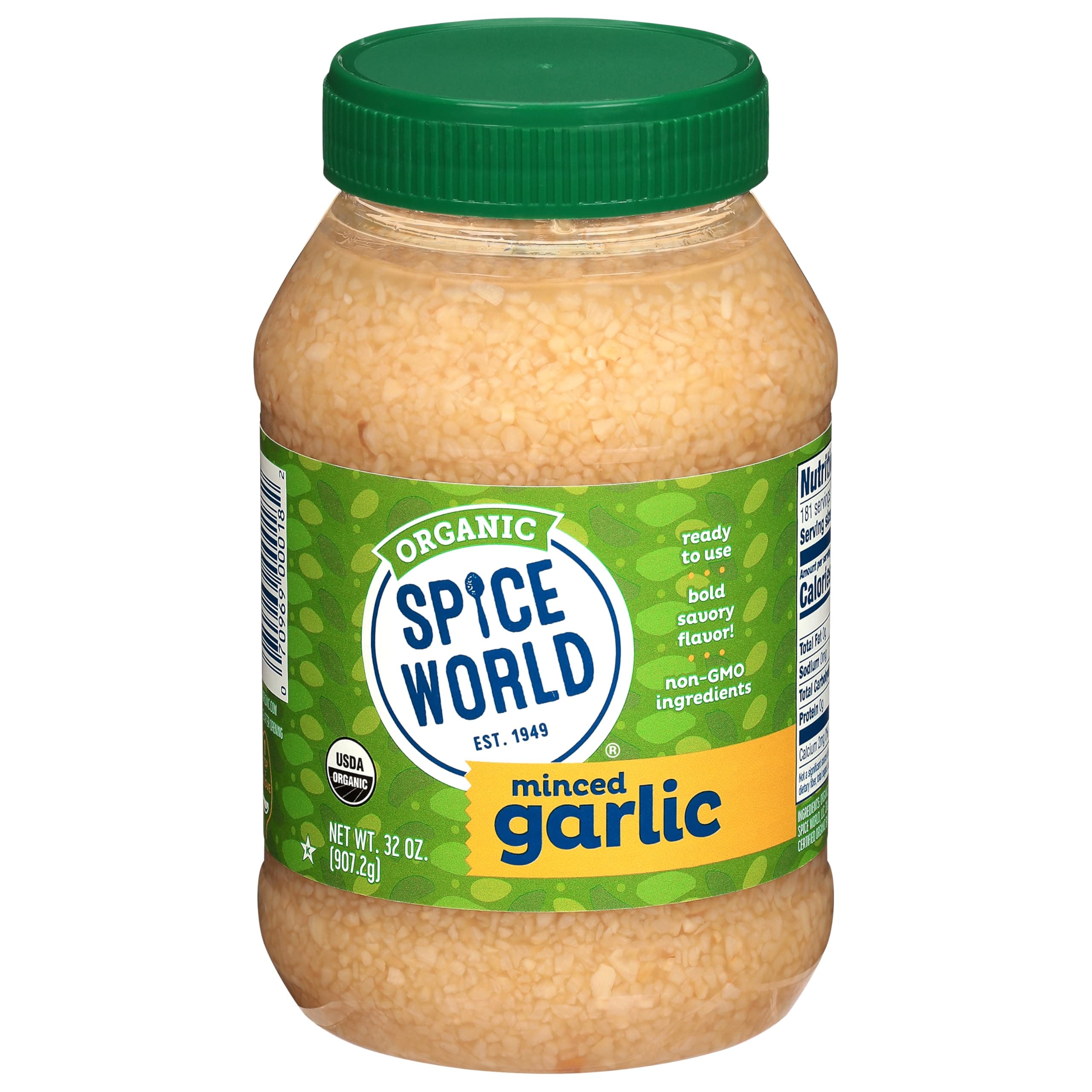 Organic Minced Garlic 32 oz