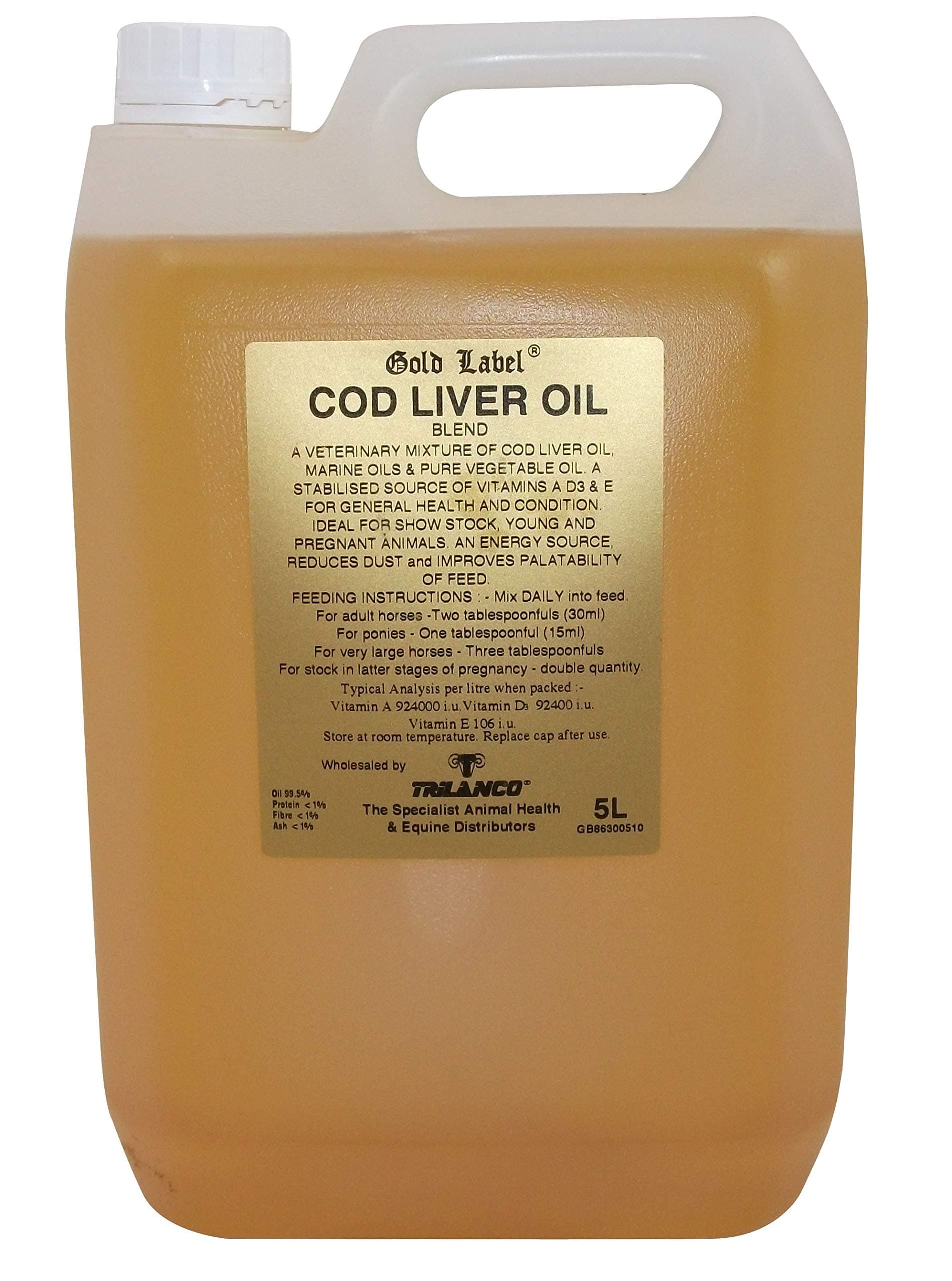 Gold Label - Cod Liver Oil: 5L
