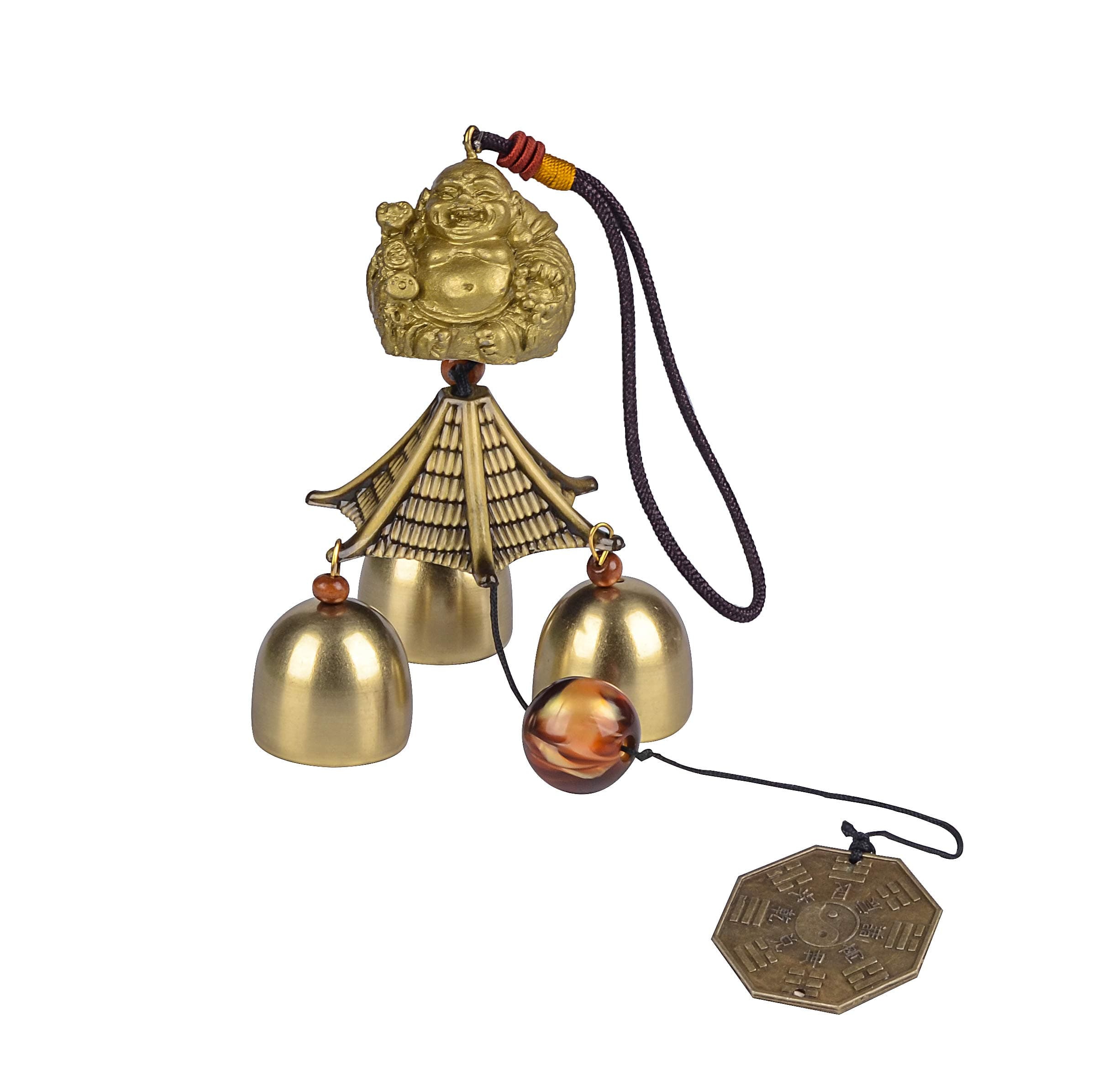 Wind Chimes for Garden Decorations, Chinese Lucky Metal Bell Wind Chimes Garden Ornaments Outdoor Clearance