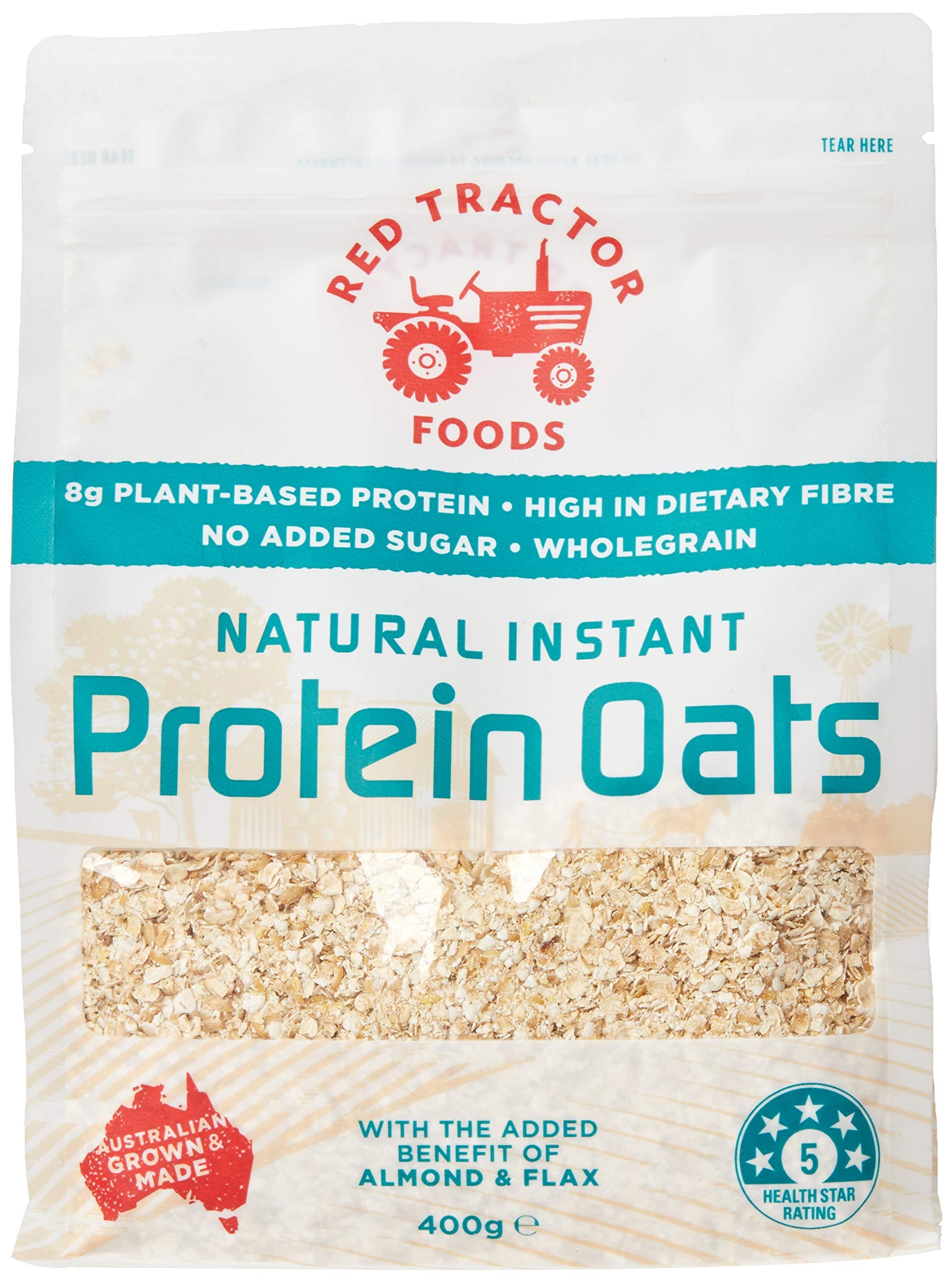 Red Tractor Creamy Style Protein Porridge Oats