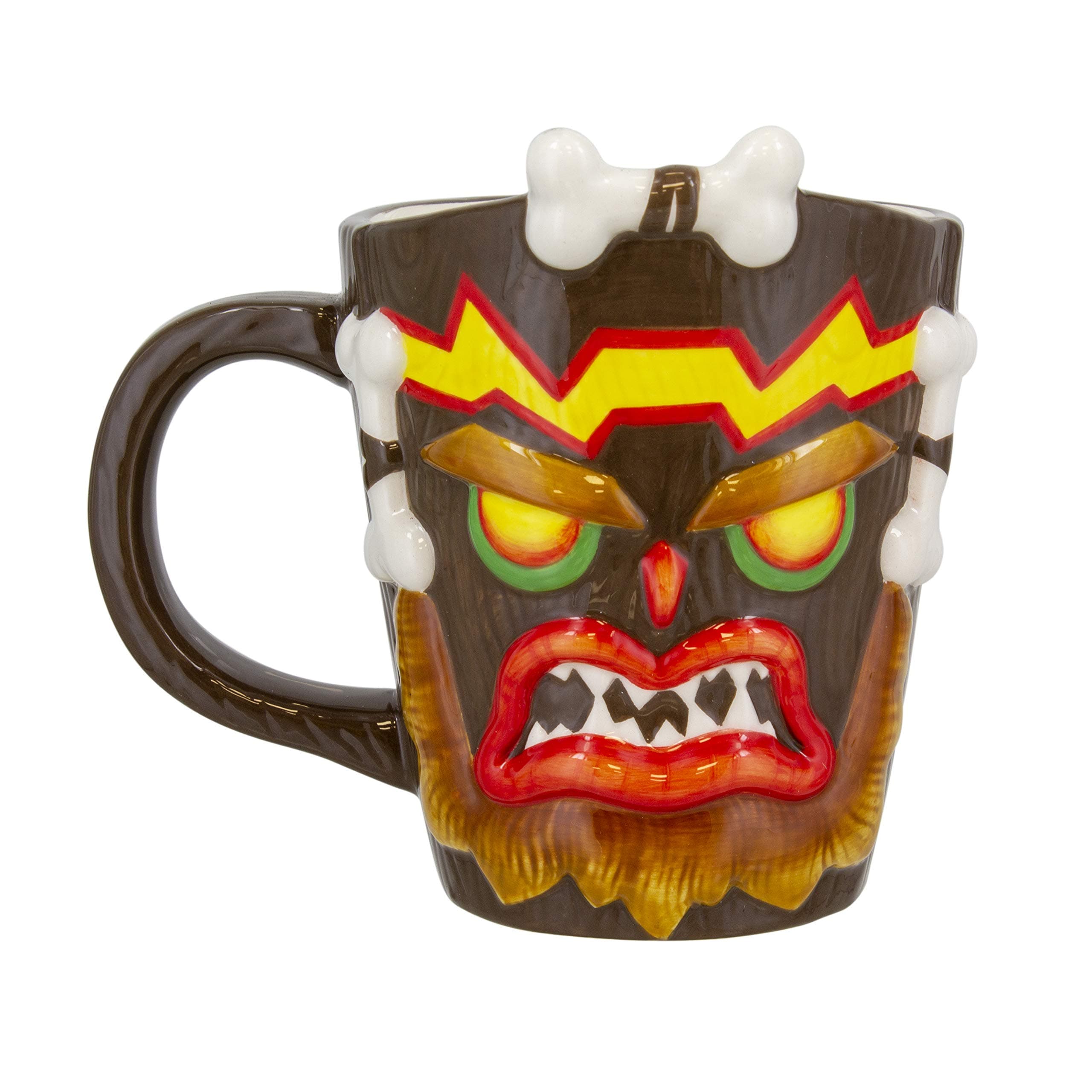 Paladone Uka Uka Shaped Mug - Crash Bandicoot Character Mug