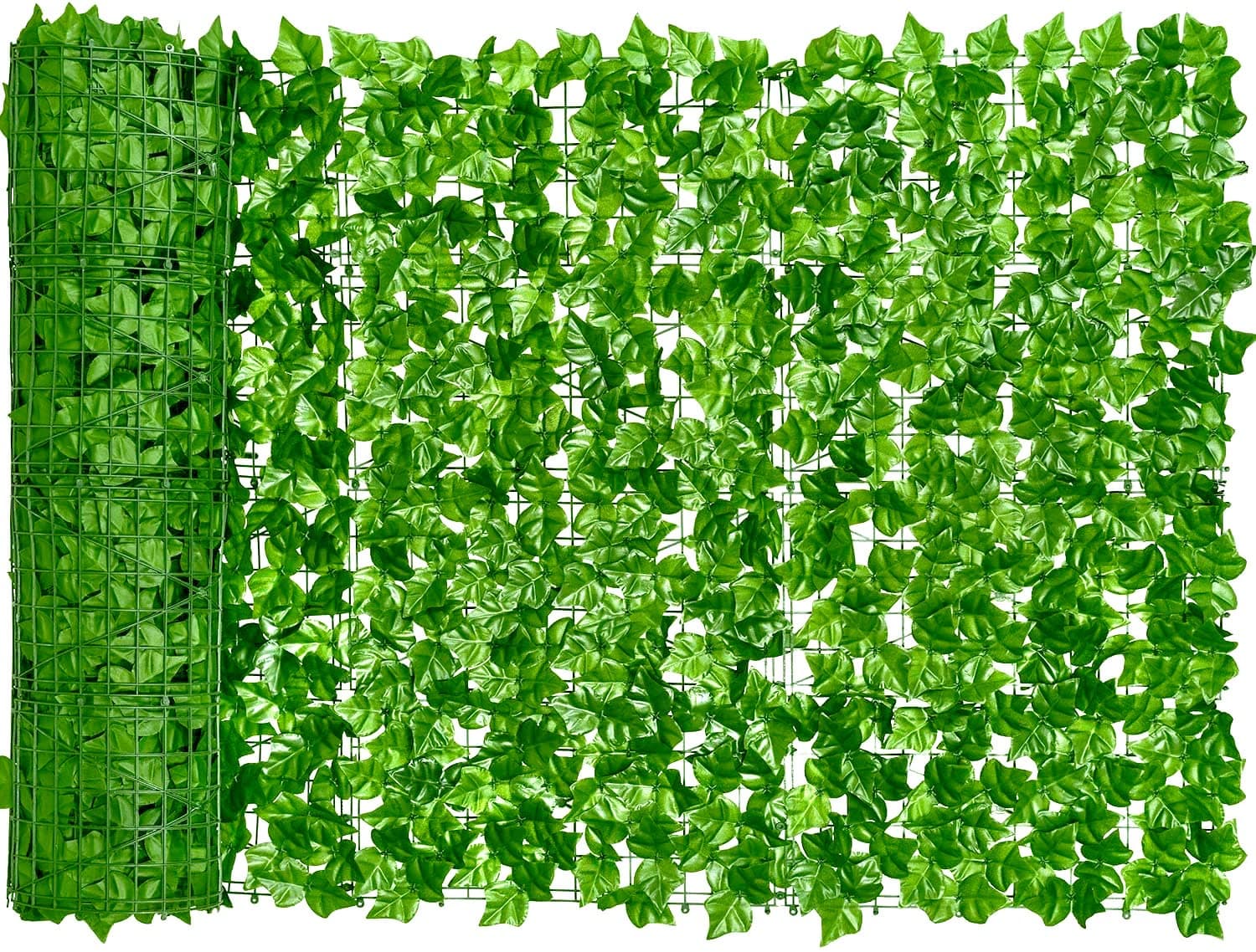 Toshionics 1x3 Meter Privacy Garden Fence Wall Artificial Plants Hedge Screening Roll Faux Ivy Leaf Vine Decoration For UV Sunlight Protection in Indoor, Outdoor, Garden, Backyard Decor (Style 1)