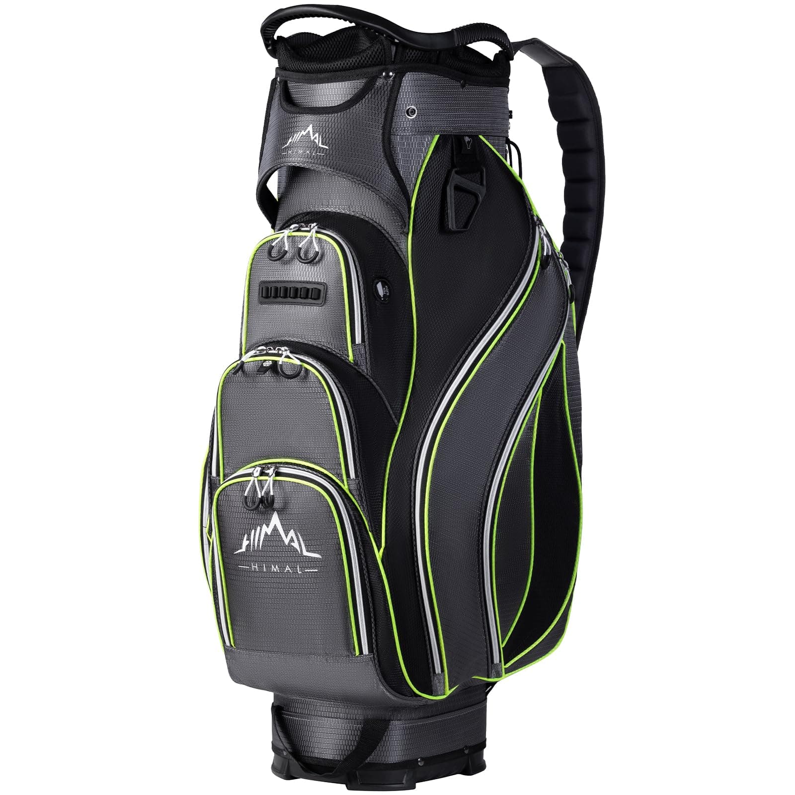 UNIHIMAL Golf Cart Bag with 14-Way Divider Top, Ample Storage Space, Men's Golf Bag with Handles and Umbrella Holder