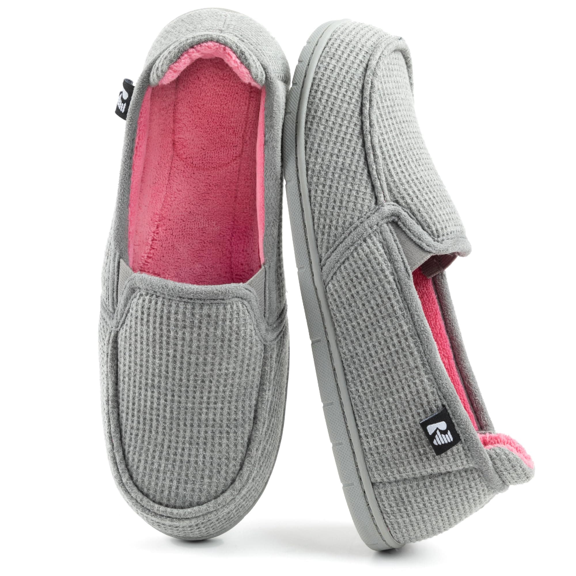 RockDove Women's Two-Tone Hoodback Slipper with Removable Insole