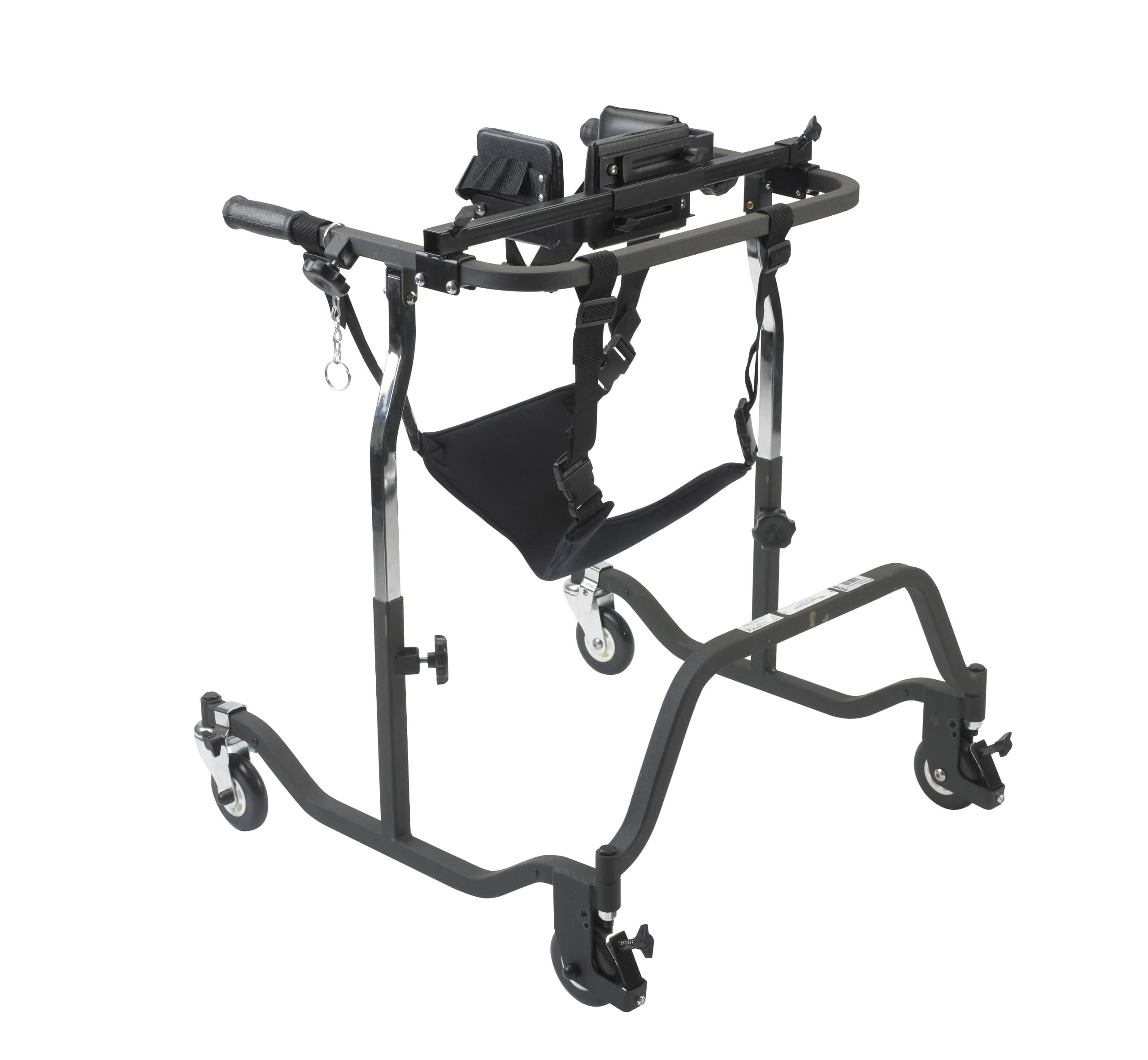 Wenzelite Luminator Gait Trainer with Posterior or Anterior Option, Black, Adult