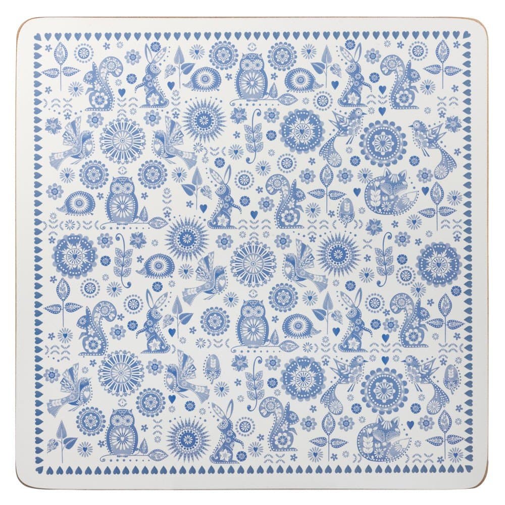 Queens Caravan Trail Penzance Placemats in Acetate Packaging, Set of 4