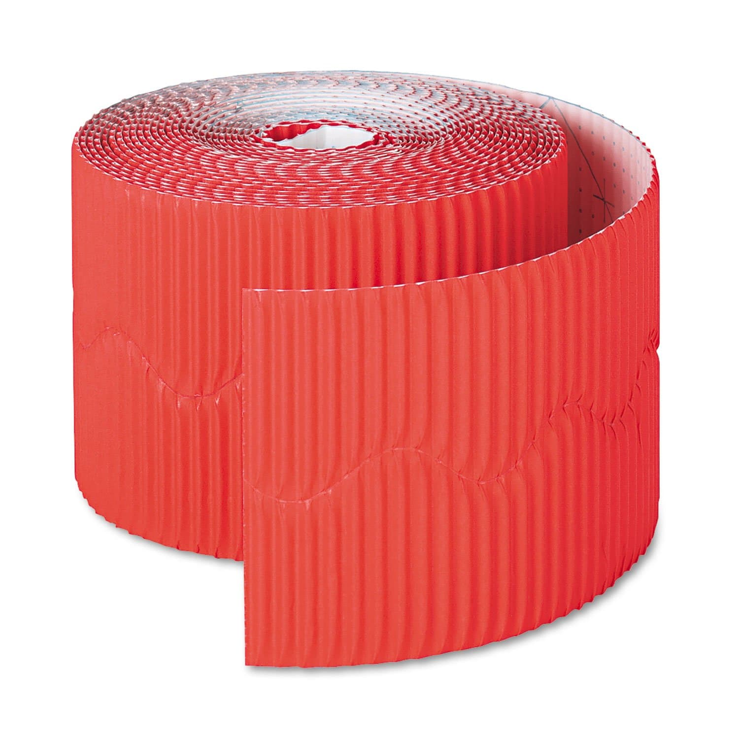 Pacon 37036 Bordette Decorative Border, 2 1/4-Inch x 50-Ft Roll, Flame Red