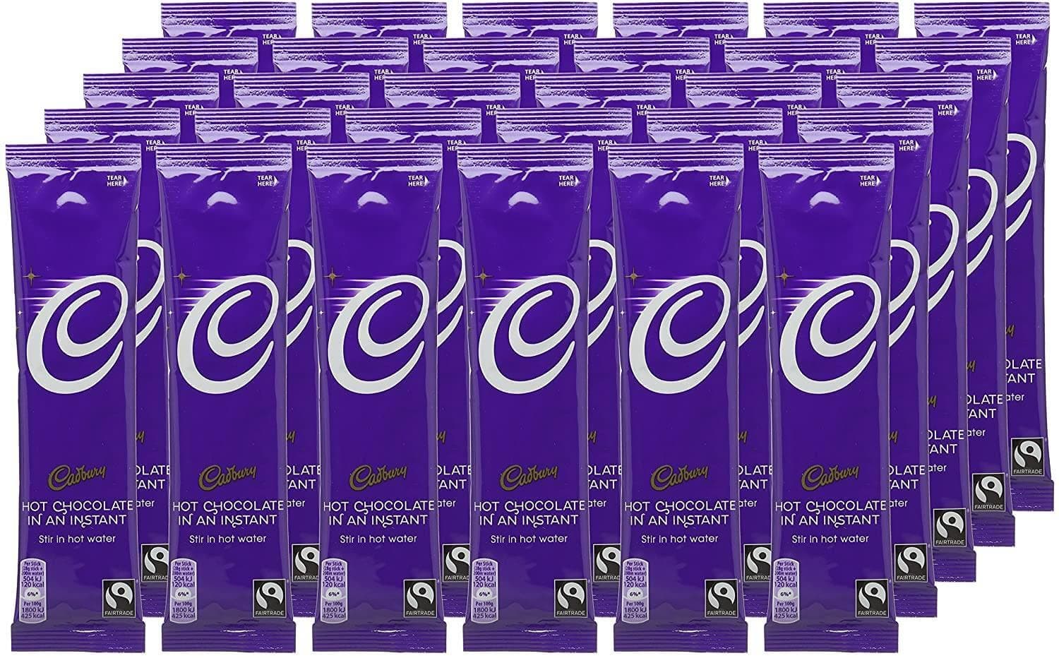 Cadbury Instant Hot Chocolate Sachets 28 g (Pack of 50)