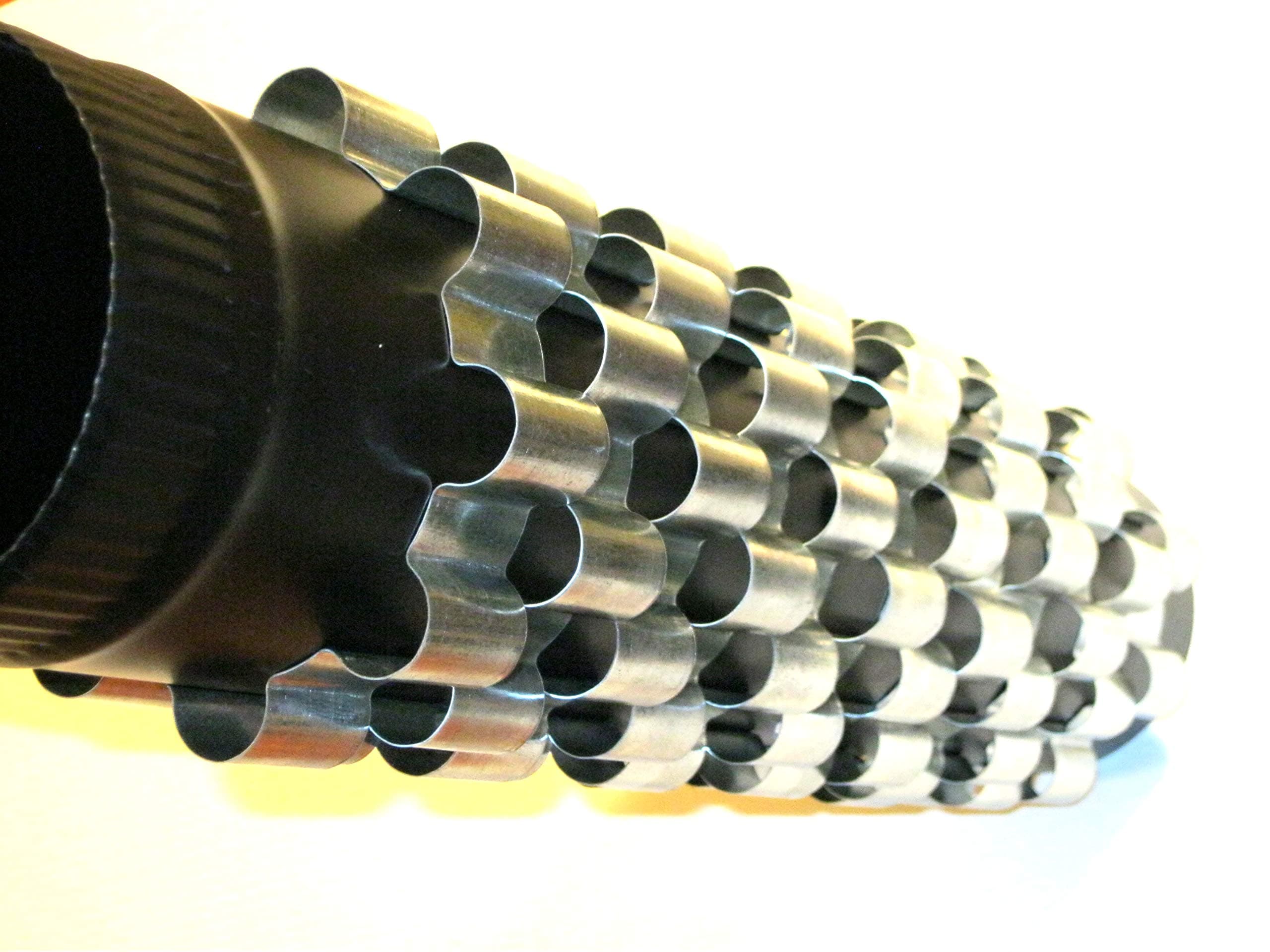 TredNot 7 inch Dia Stovepipe Heat Exchanger/Reclaimer/Radiator. Set of six Bands.