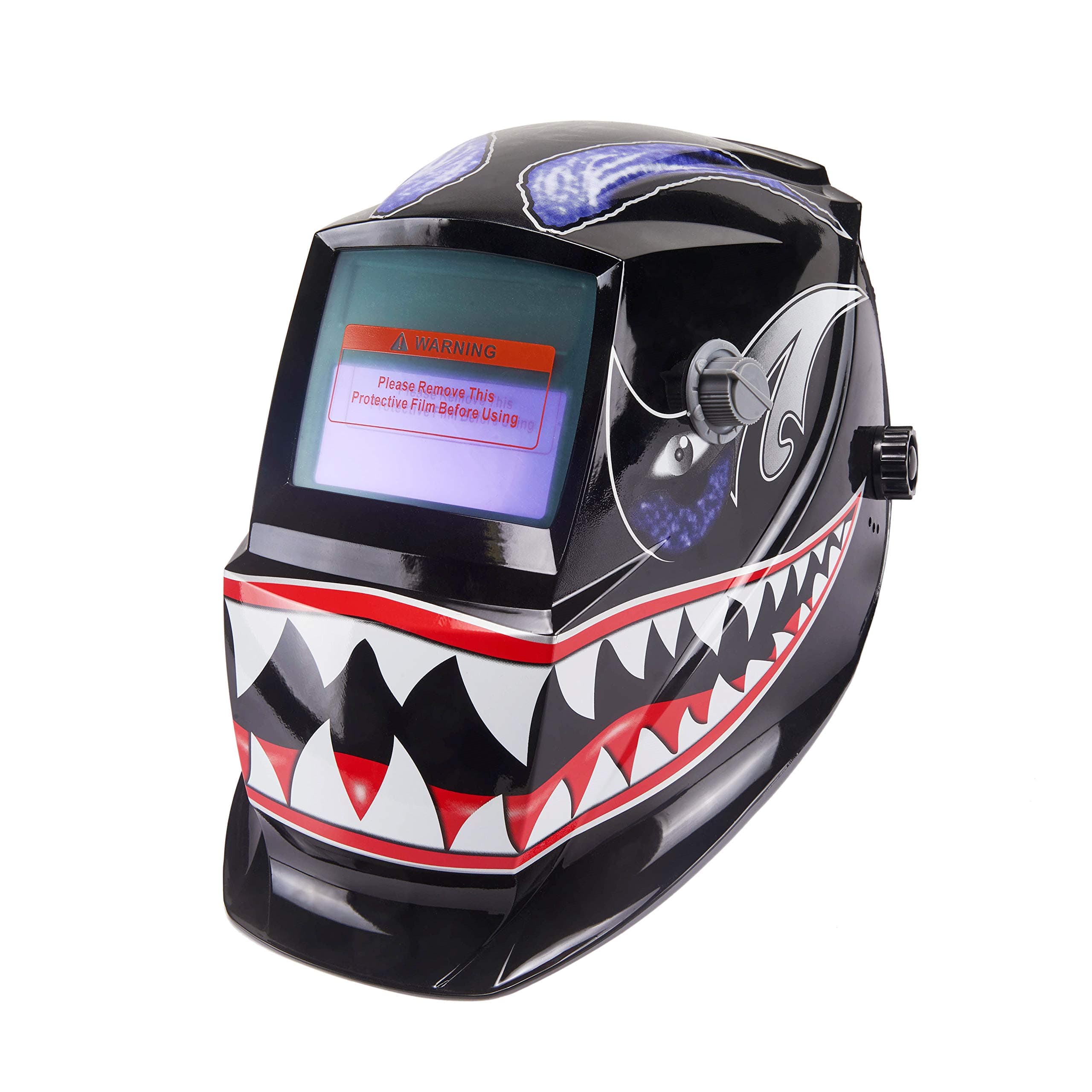 Welding Helmet Solar Power Auto Darkening Wide Viewing Field Professional Hood for MIG TIG ARC MMA