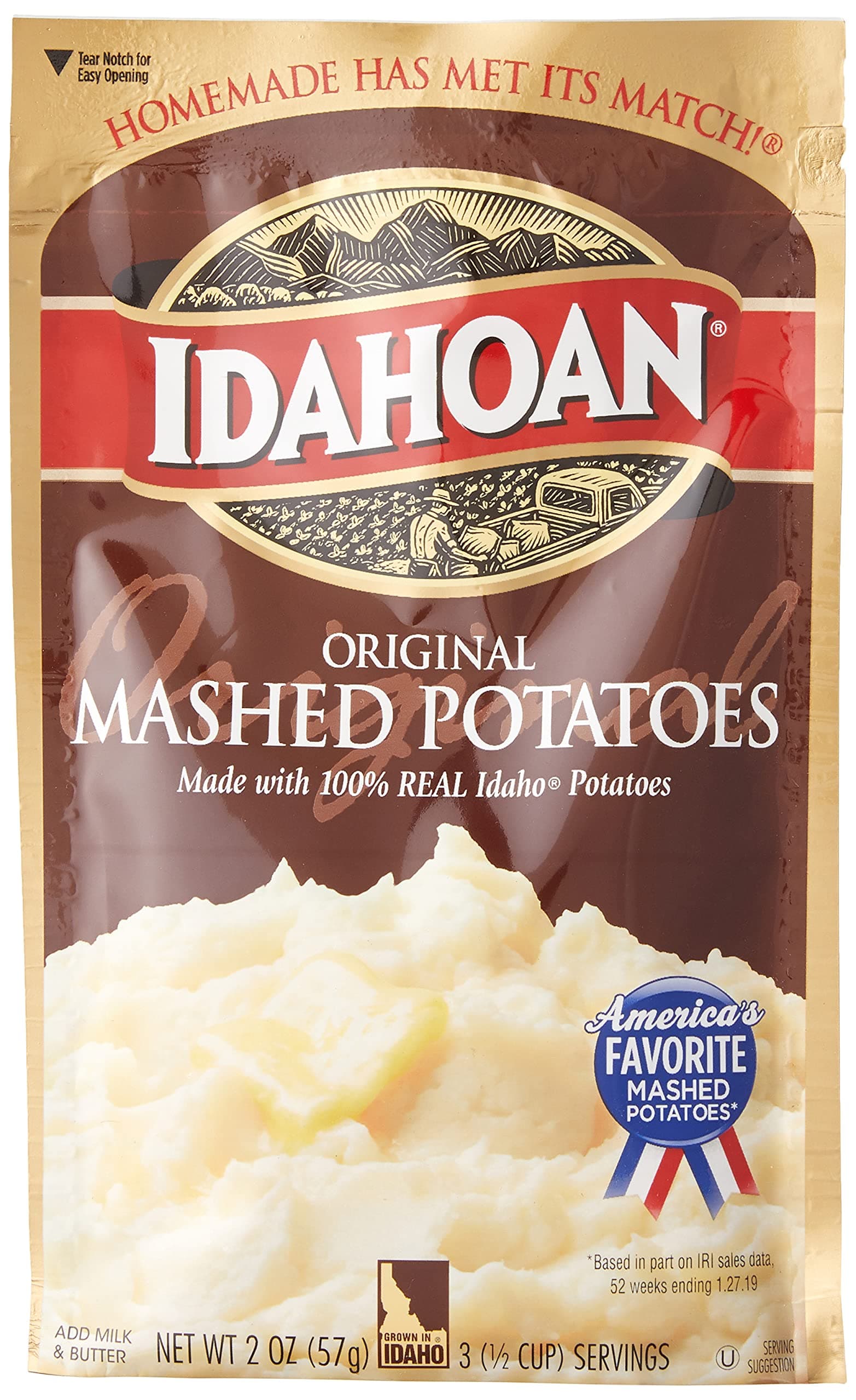 Idahoan Flake Original Mashed Potatoes, 2 oz