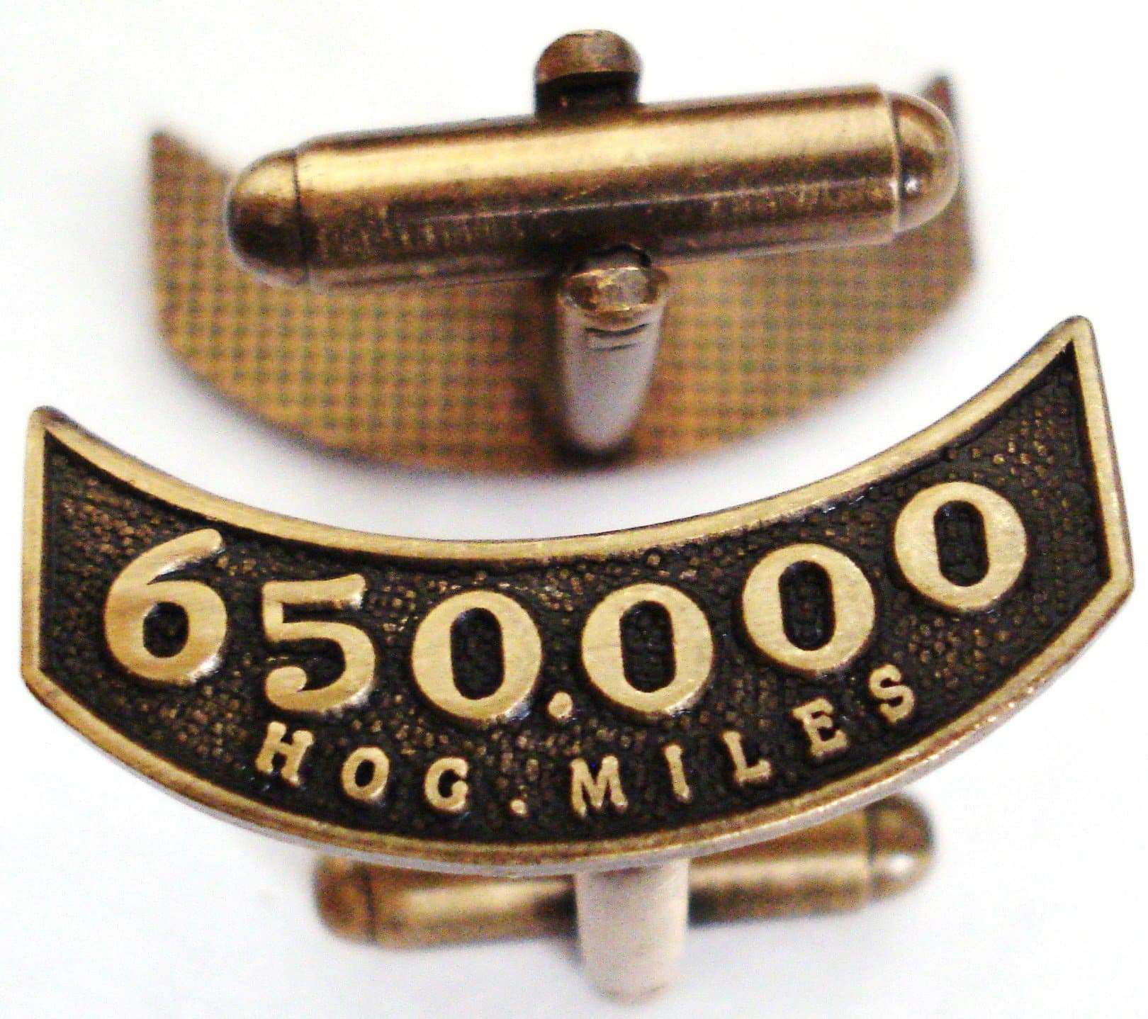 Harley Davidson HOG Motorcycle Mileage Rocker 650K 650000 Miles Replica Cufflinks Cuff Link Set