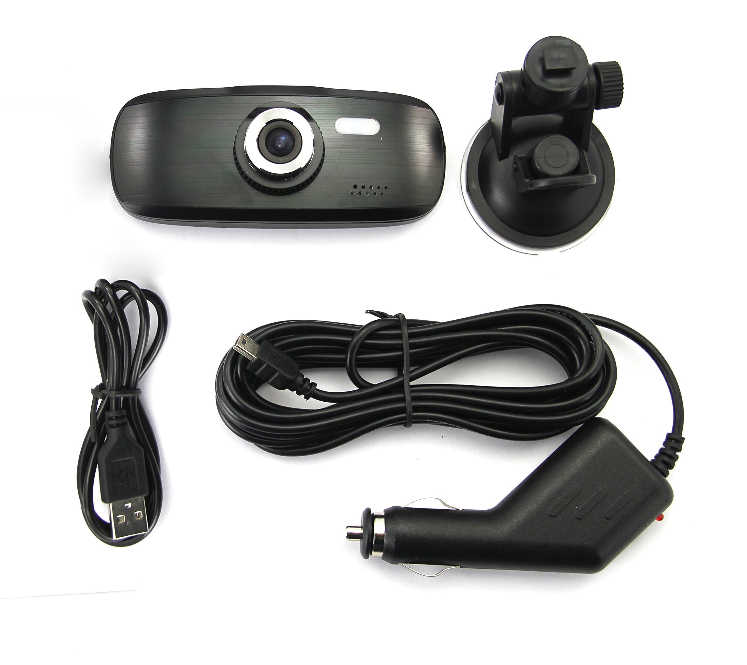 PHtronics Full HD 1080P Operating at 19201080 (30/60 FPS) Car DashBoard Video Camera Dashcam Black Box with Novatek NT96650 + 2.7 Inch Screen + Night Vision + G-sensor+ HDMI port , Black