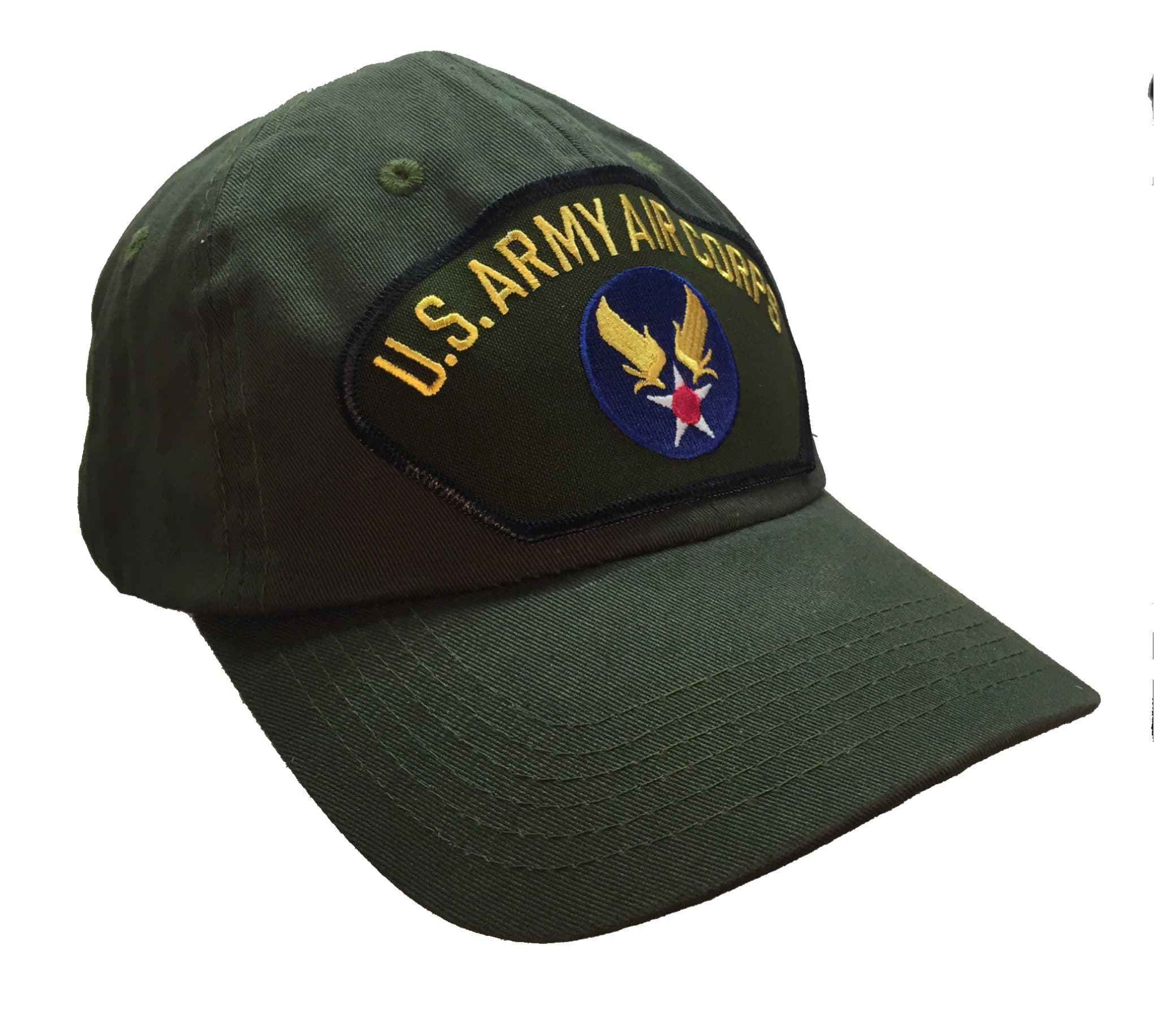 Army Air Corps Hat 100% Cotton Olive Green Ball Cap