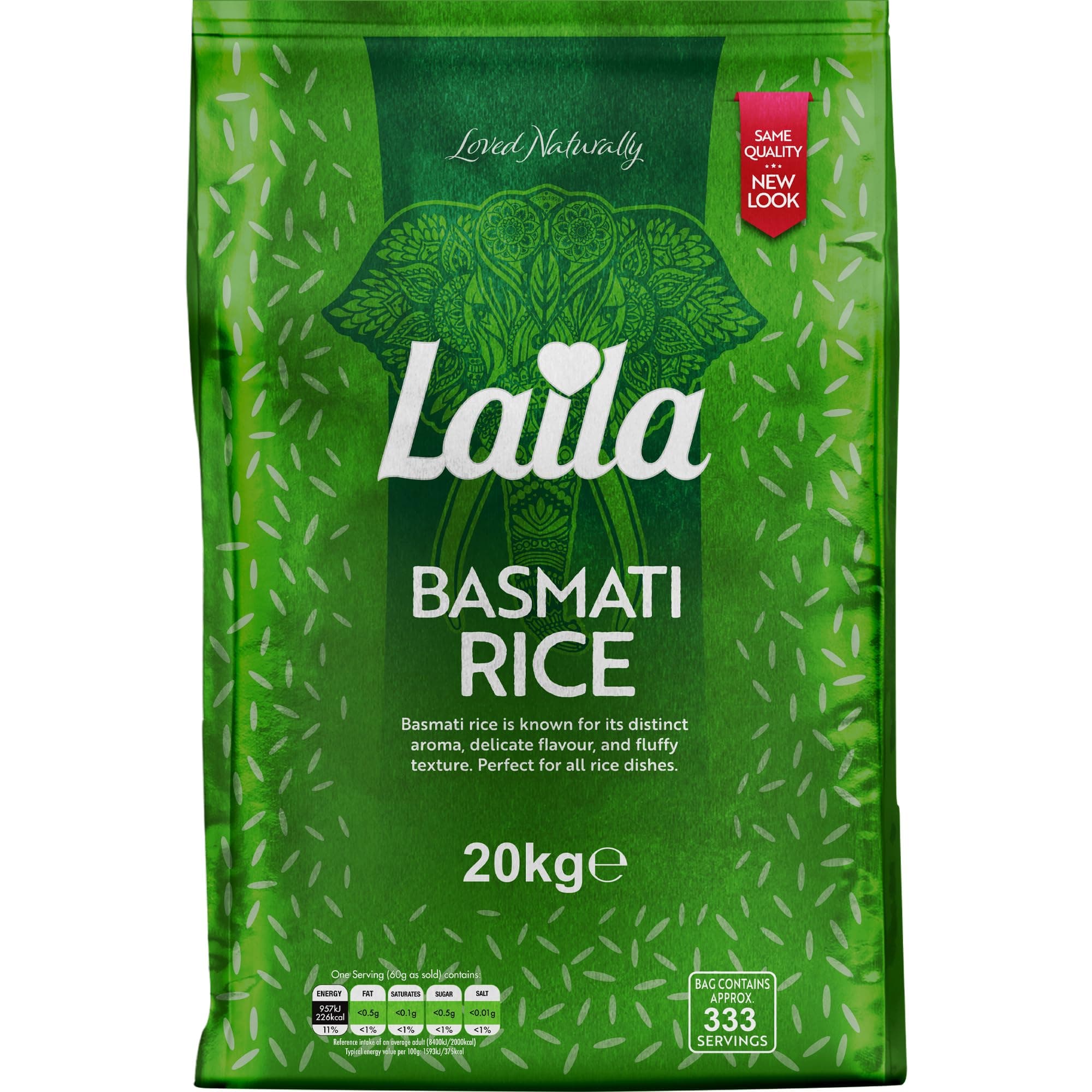 Laila Basmati Rice 20Kg, Aromatic Rice Basmati-Style, 20kg Basmati Rice Long ...