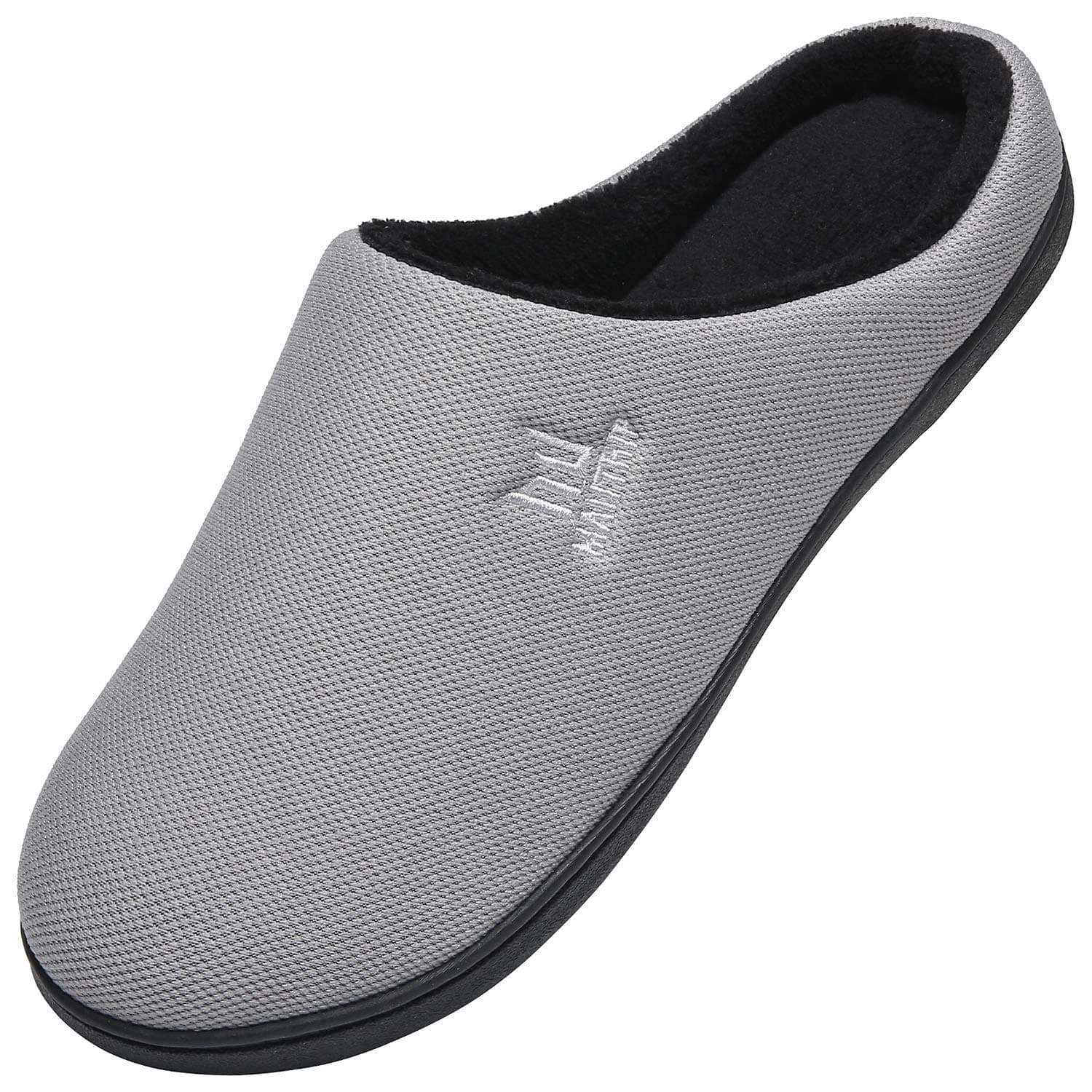 Men's Cozy Memory Foam House Slippers Non Slip (Size:7-17)