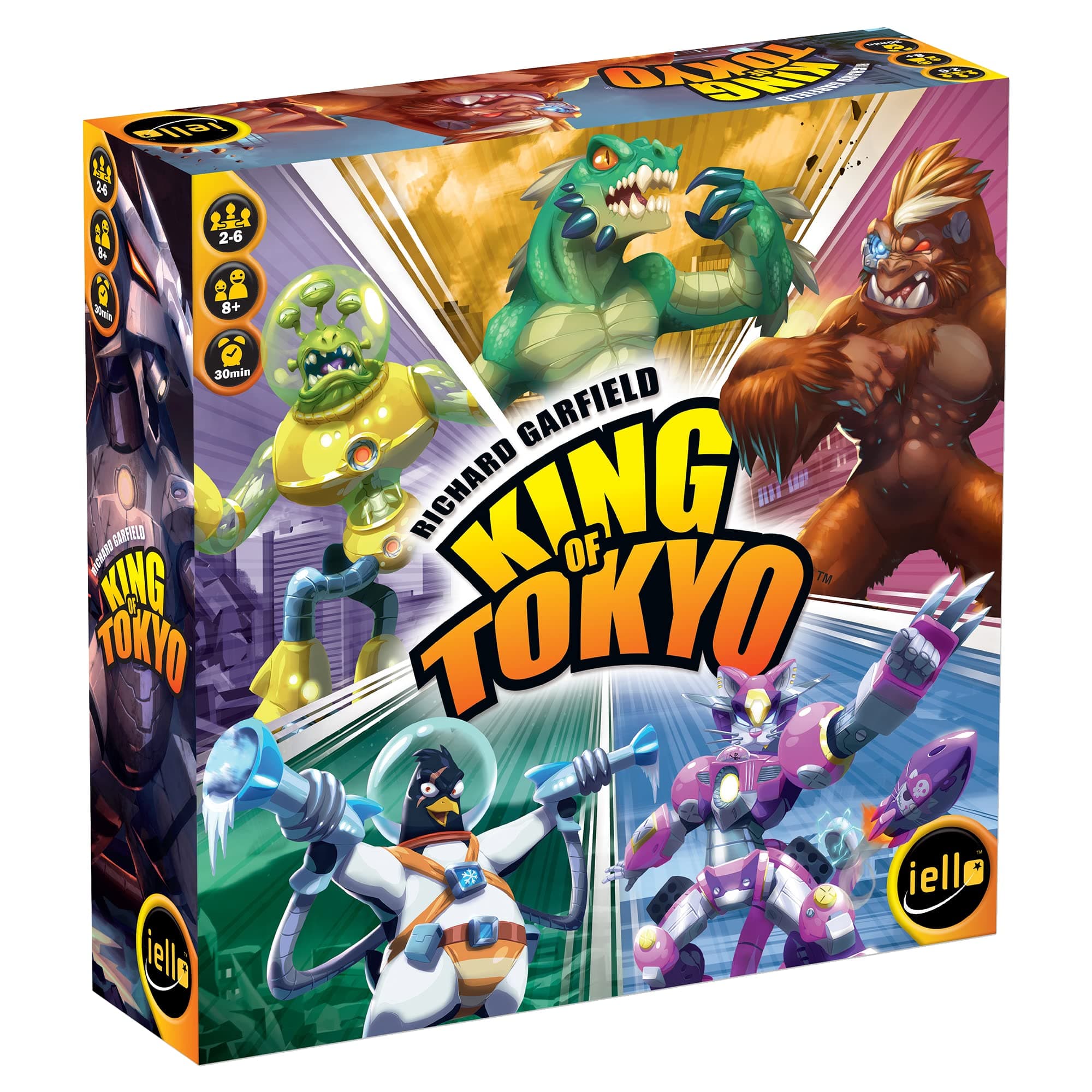 King of Tokyo Game (2016 Edition) | Board Game | Ages 8+ | 2-6 Players | 30 Minutes Playing Time