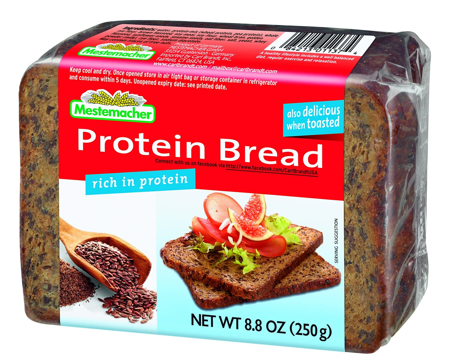Protein Bread, 8.8 Ounce (Pack of 9)