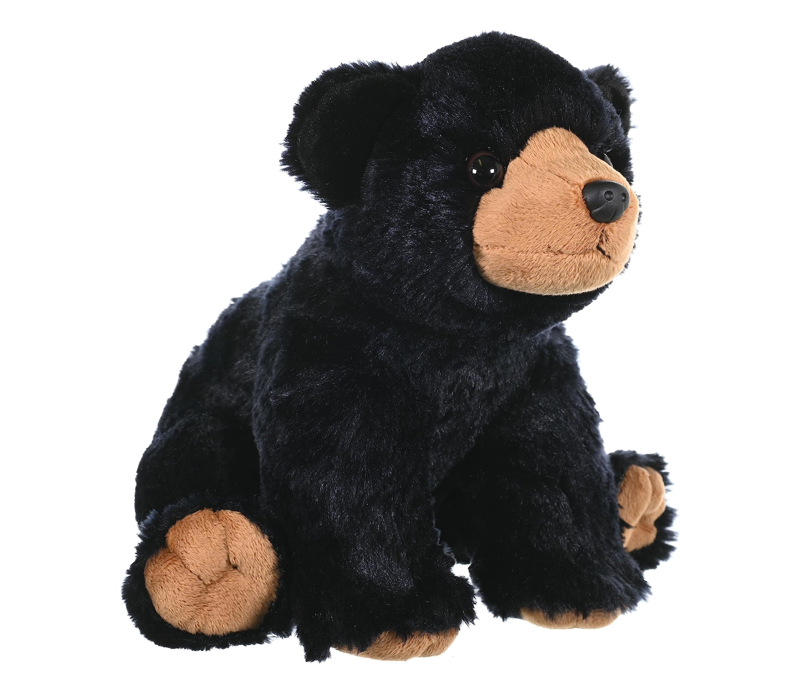Black Bear Plush Soft Toy, Cuddlekins Cuddly Toys, Gifts for Kids 30 cm