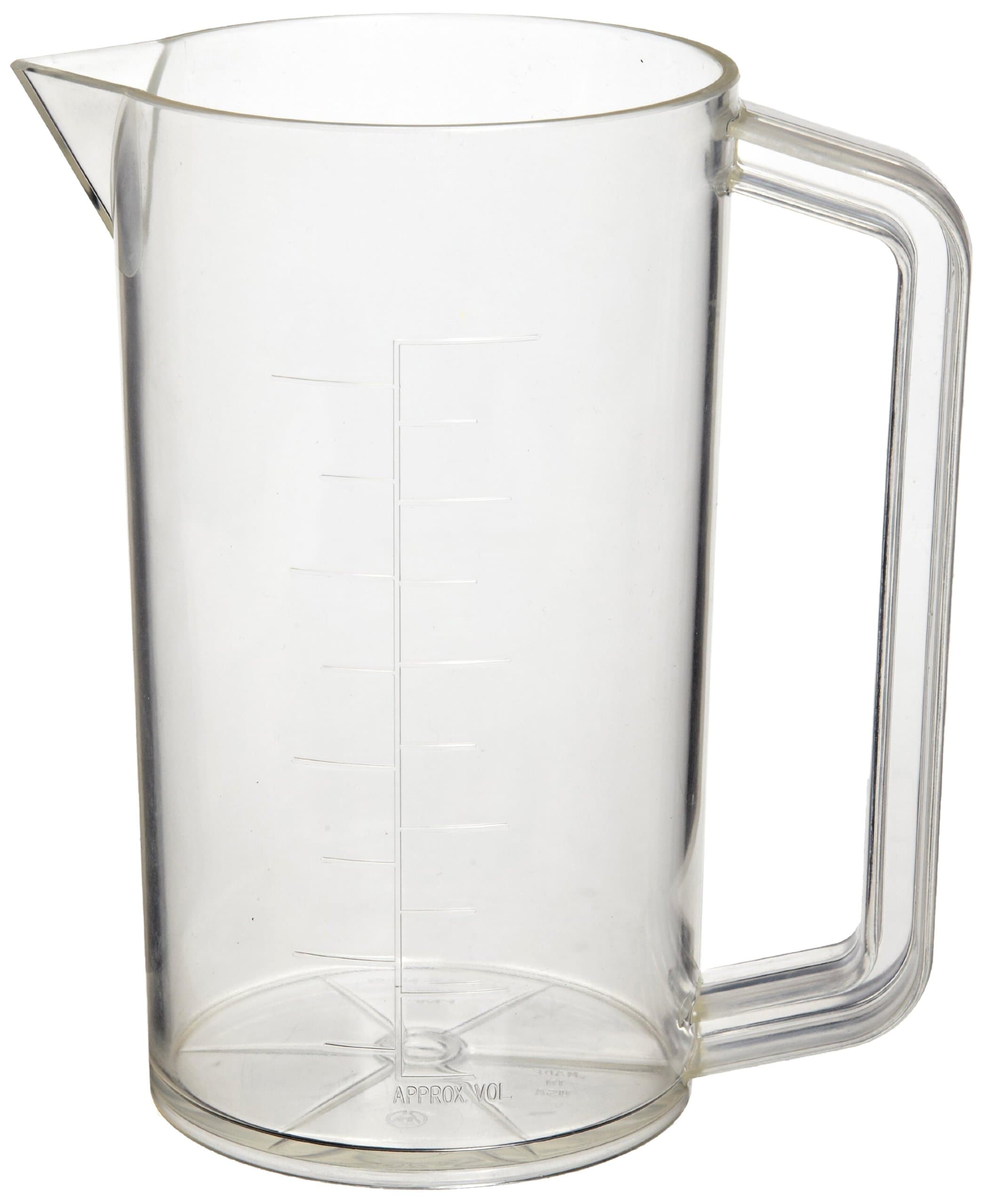 Nalgene 1223-1000 Polymethylpentene 1000mL Graduated Beaker, 5mL Graduation Interval, with Handle