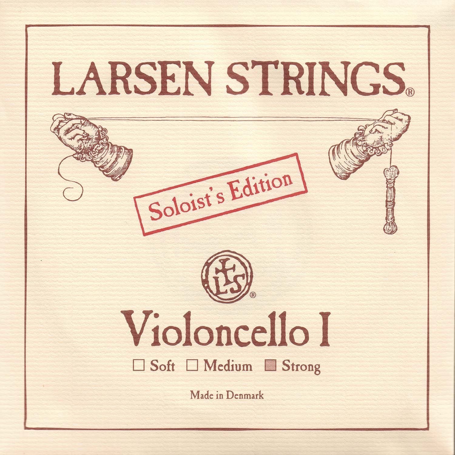Larsen Soloist Cello A String – Alloy/Steel, Strong Tension