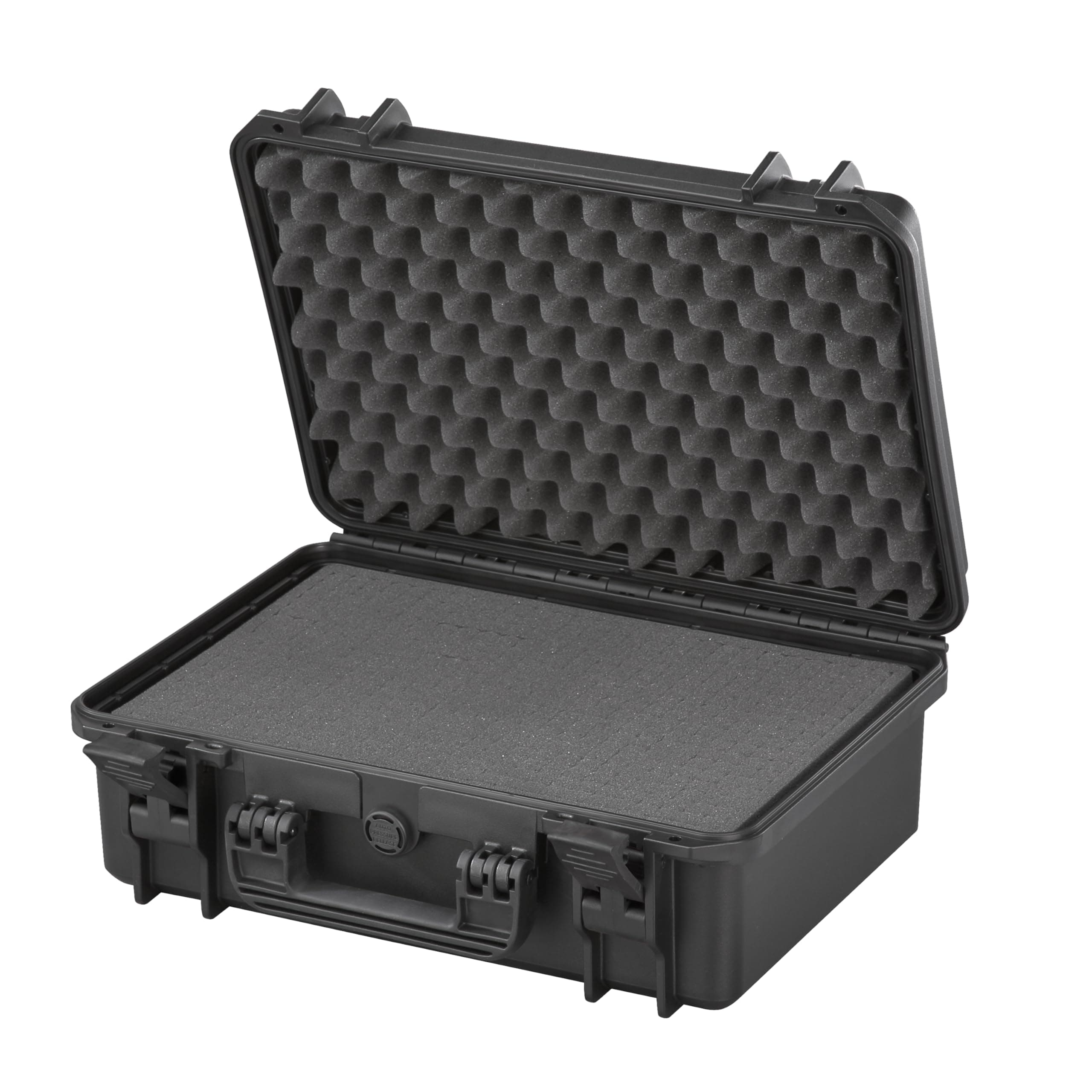 MAX430S.079 Waterproof Photography Hard Plastic Flight Case, Tool Box, Black