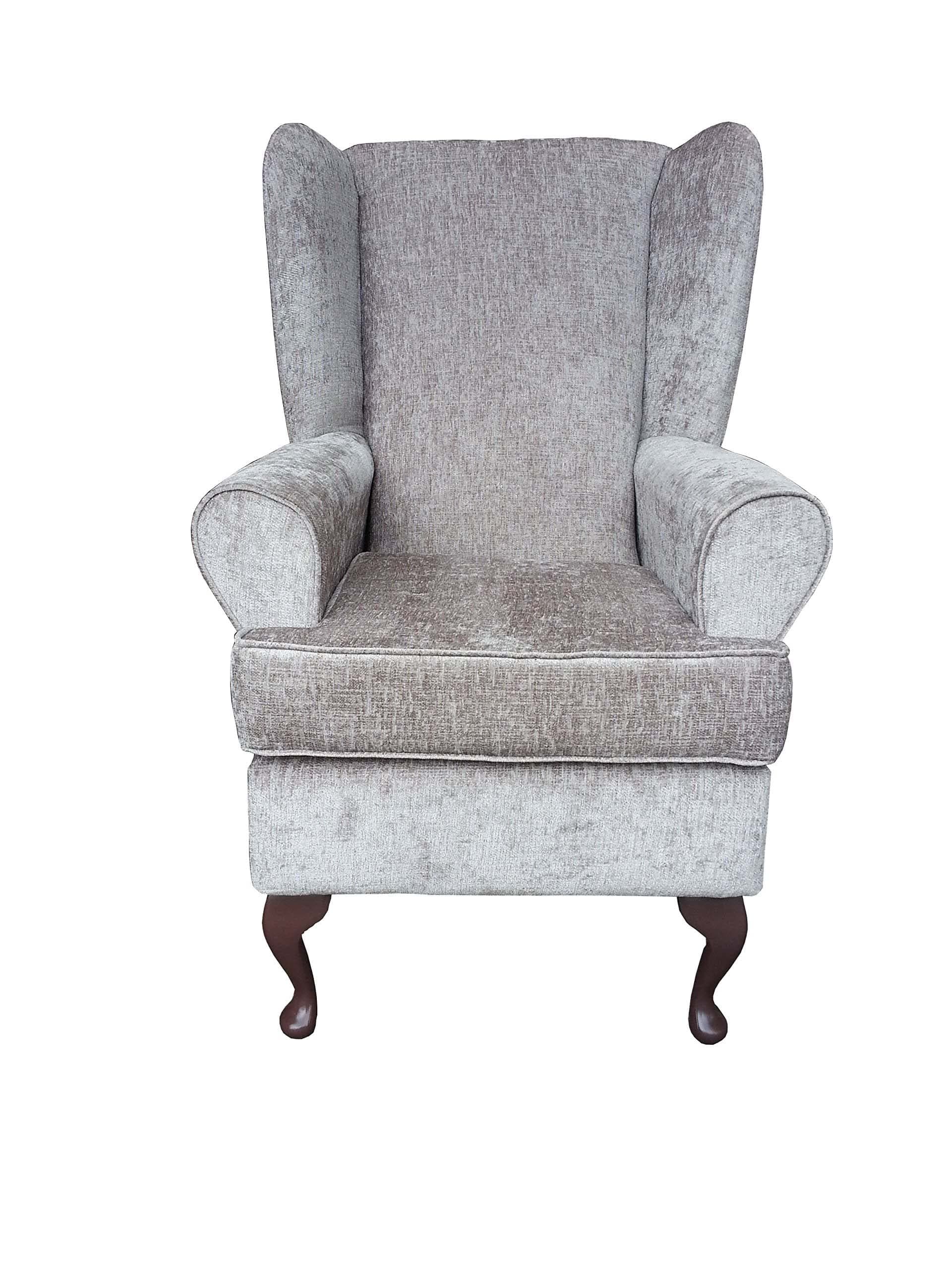 Orthopaedic high seat chair 21"seat height in Silver colour for the elderly or infirm, Firm and comfortable, ideal for the disabled, immobile or people recovering from an operation or accident.