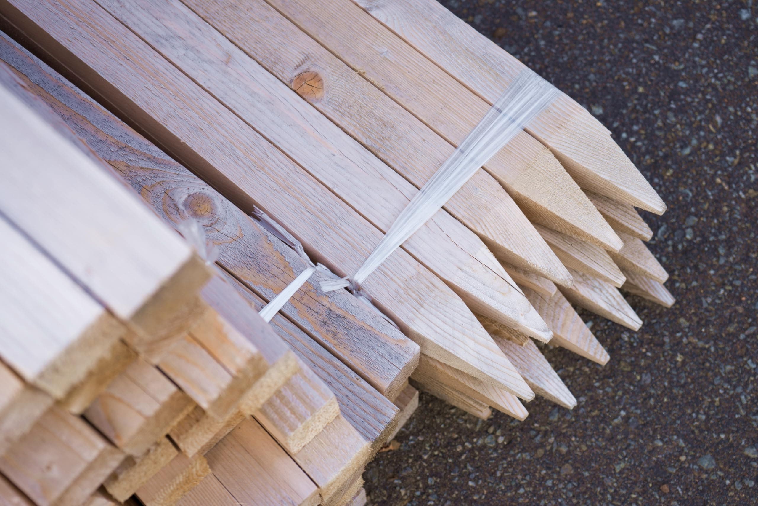 Square Wooden Stakes 1.8m x 32mm Pack of 10 Pressure Treated