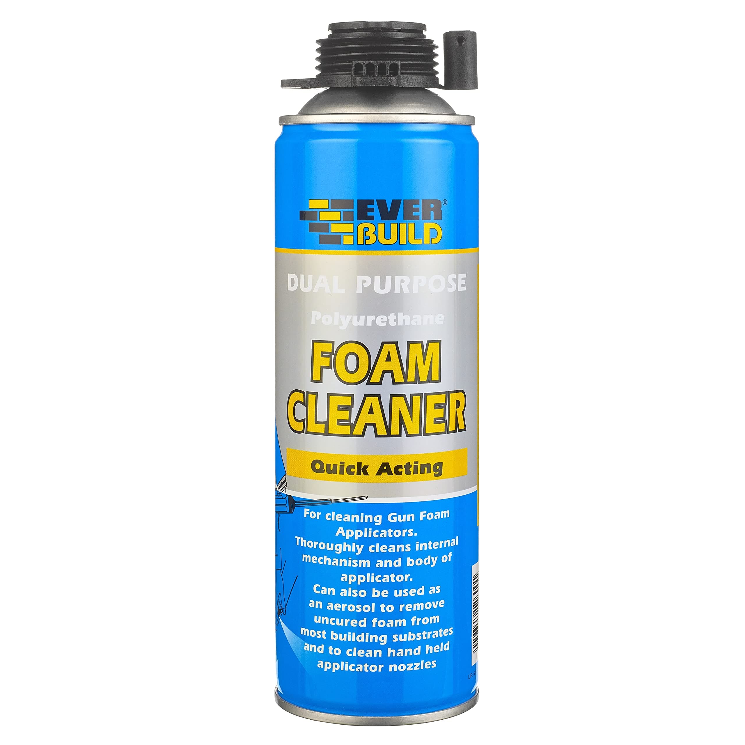 Everbuild Dual Purpose Foam Cleaner, 500 ml