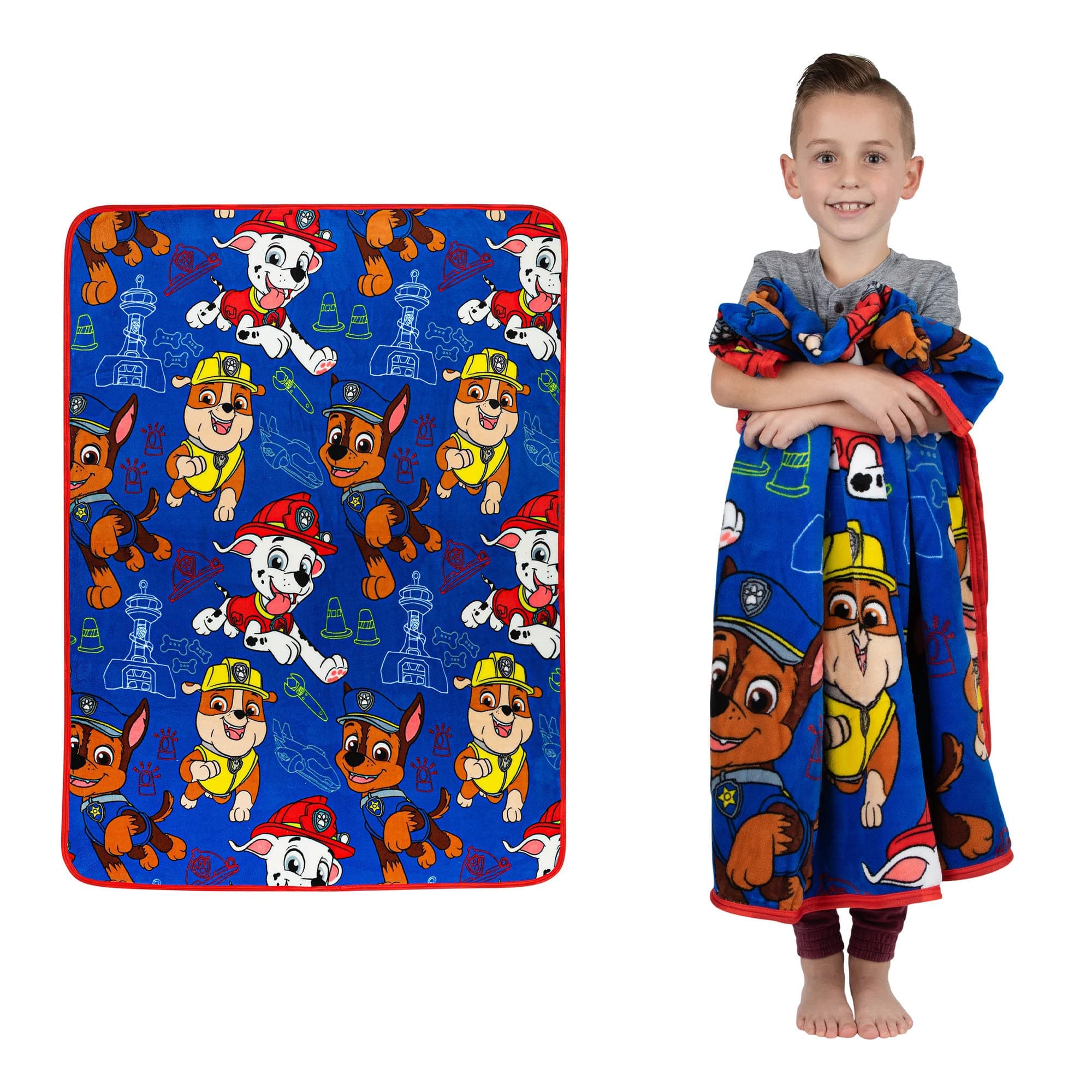Kids Bedding Super Soft Plush Throw Blanket, 46 in x 60 in, Paw Patrol