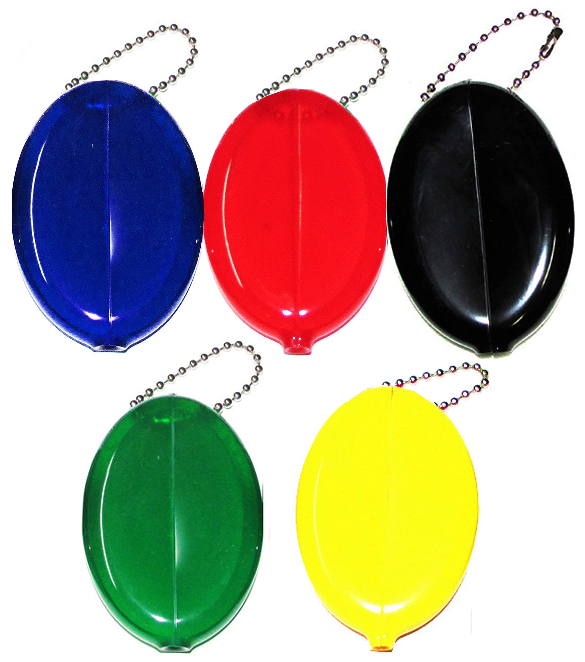 3 Oval Squeeze Purses - Made in USA (5 Mixed)
