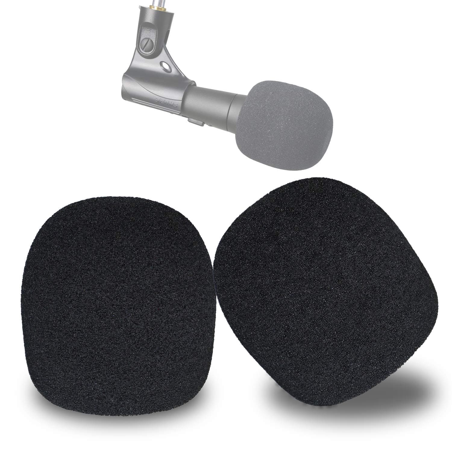 SM58 Pop Filter Compatible with Shure SM58 Microphone, SM58S SM58-LC Ball Type Mic to Reduce Wind Noises, Windscreen Microphone Cover by YOUSHARES (2 Pack)