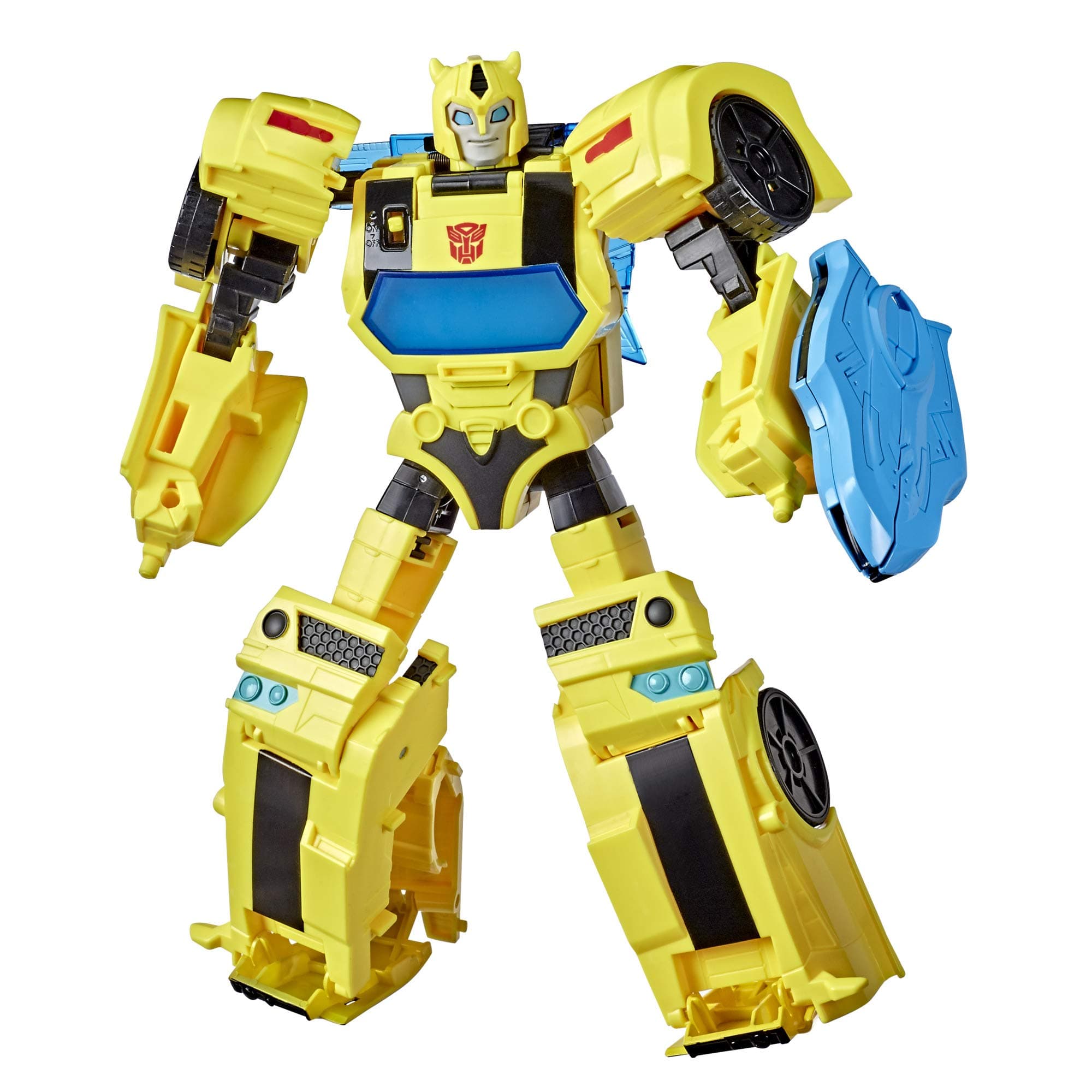 Bumblebee Cyberverse Adventures Battle Call Officer Class Bumblebee, Voice Activated Energon Power Lights and Sounds, Ages 6 and Up 10-inch