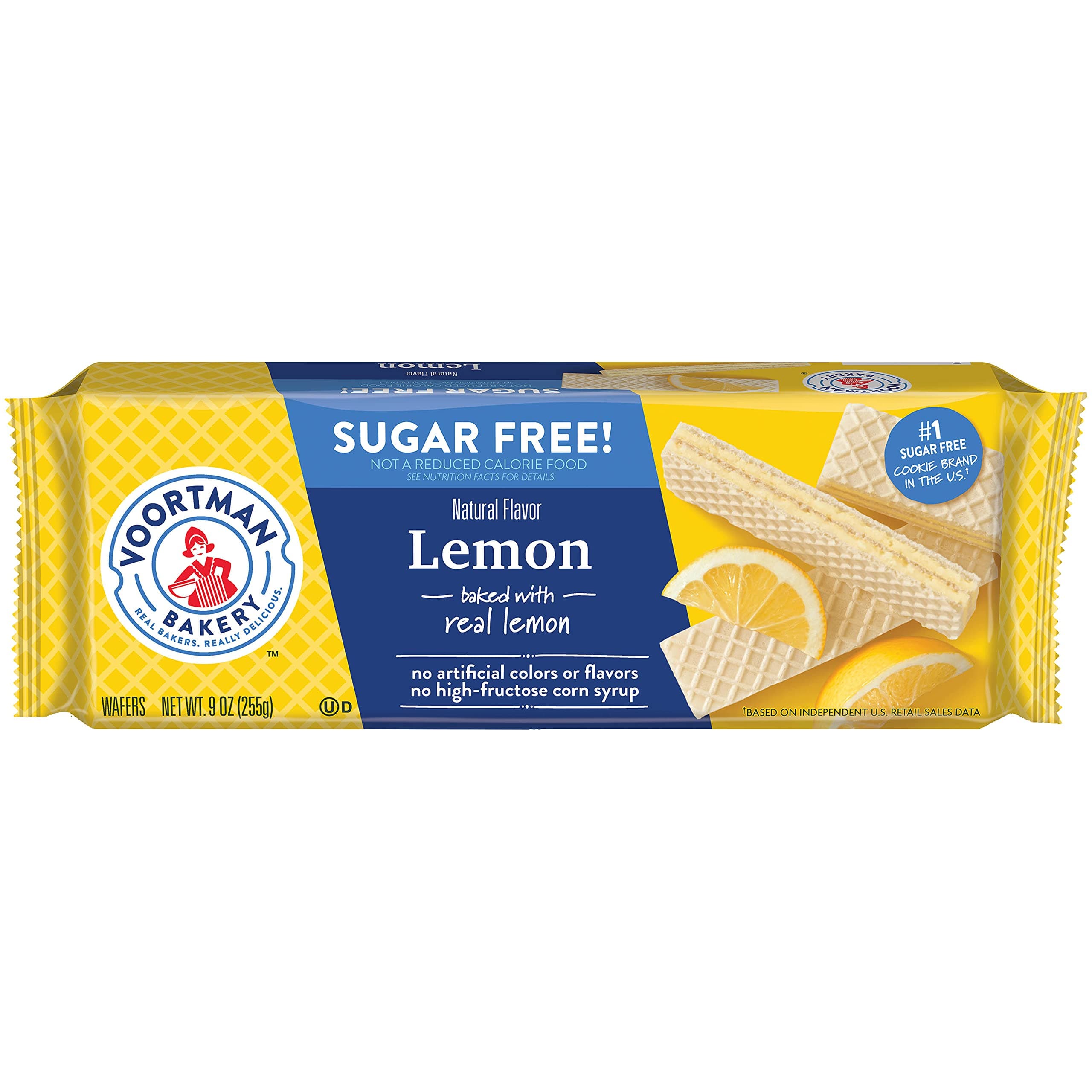 Sugar Free Lemon Wafers, 255g