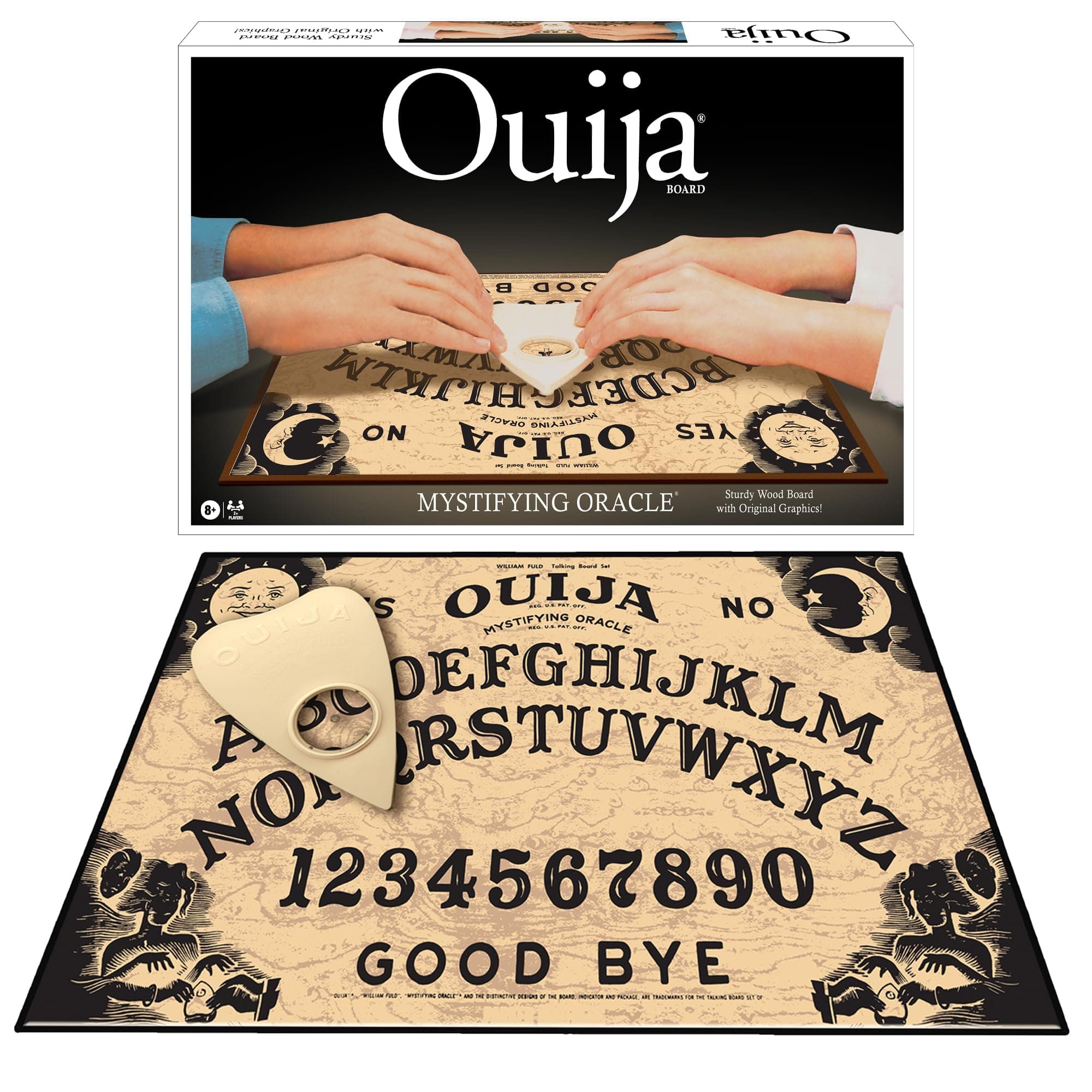 Winning Moves Games Winning Moves Classic Ouija Board Game, Pack Of 1, Beige, Kids