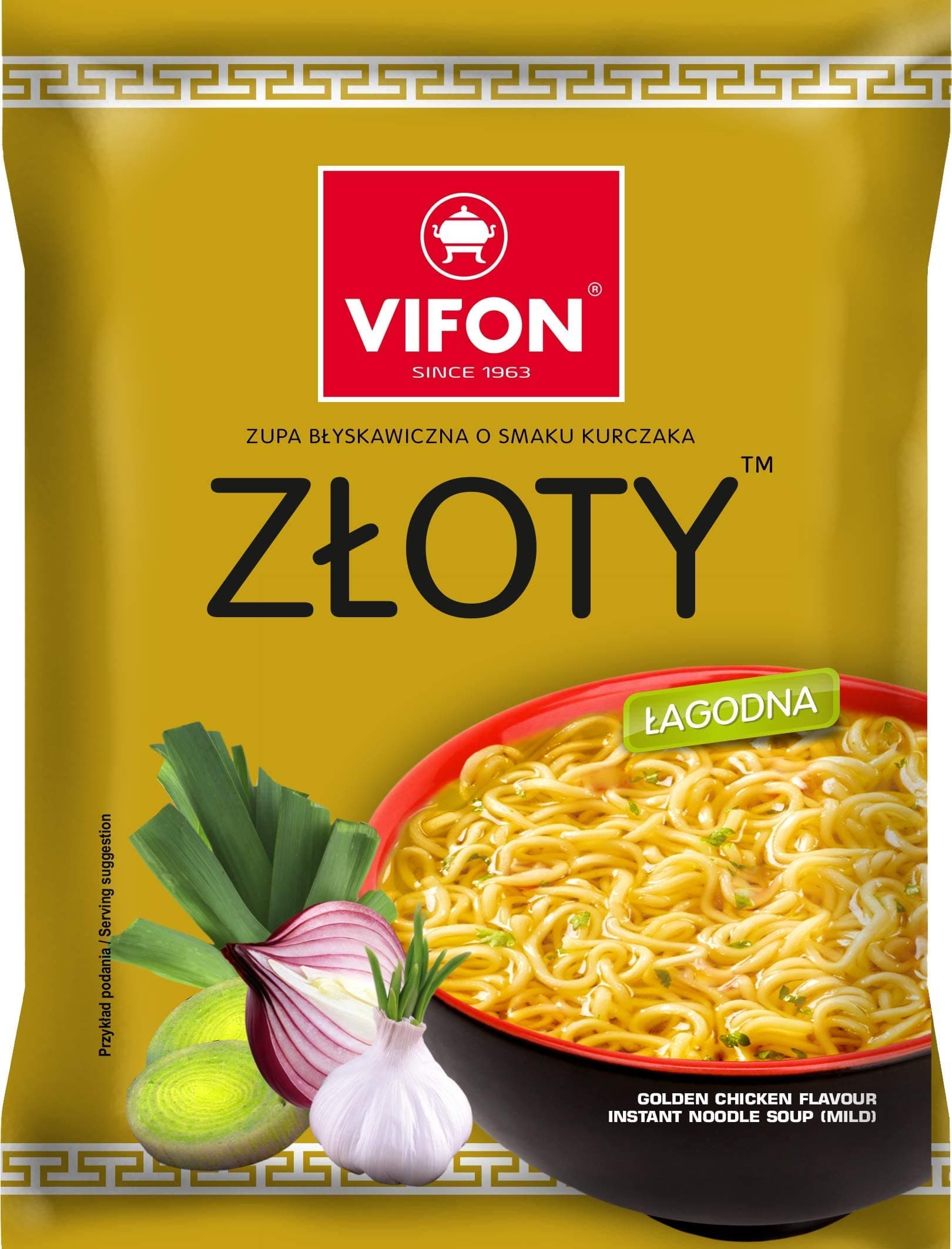 VIFON Golden Chicken Noodles - Bulk Buy Chicken Instant Noodles Multipack of 24 - Suitable for vegetarians - Tasty And Time Saving Vietnamese Snack - 70G (24 Pack)