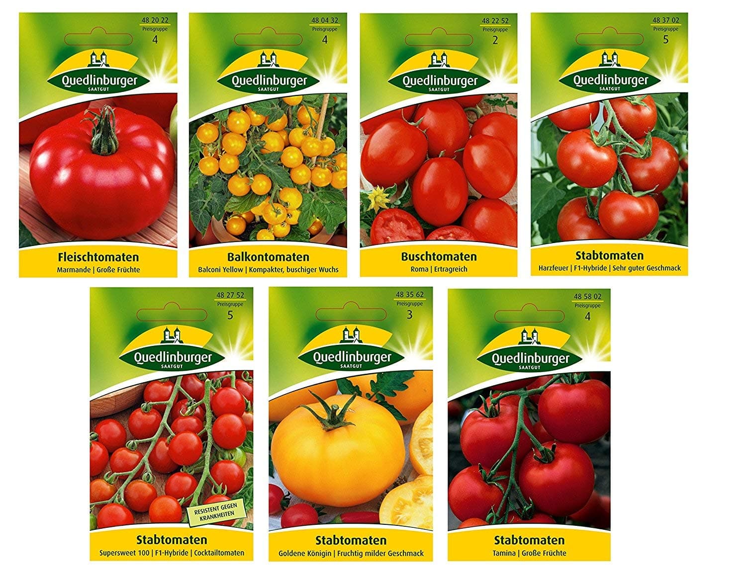 7 Varieties | Tomato Seed Assortment | from Now on Winter Promotion Price