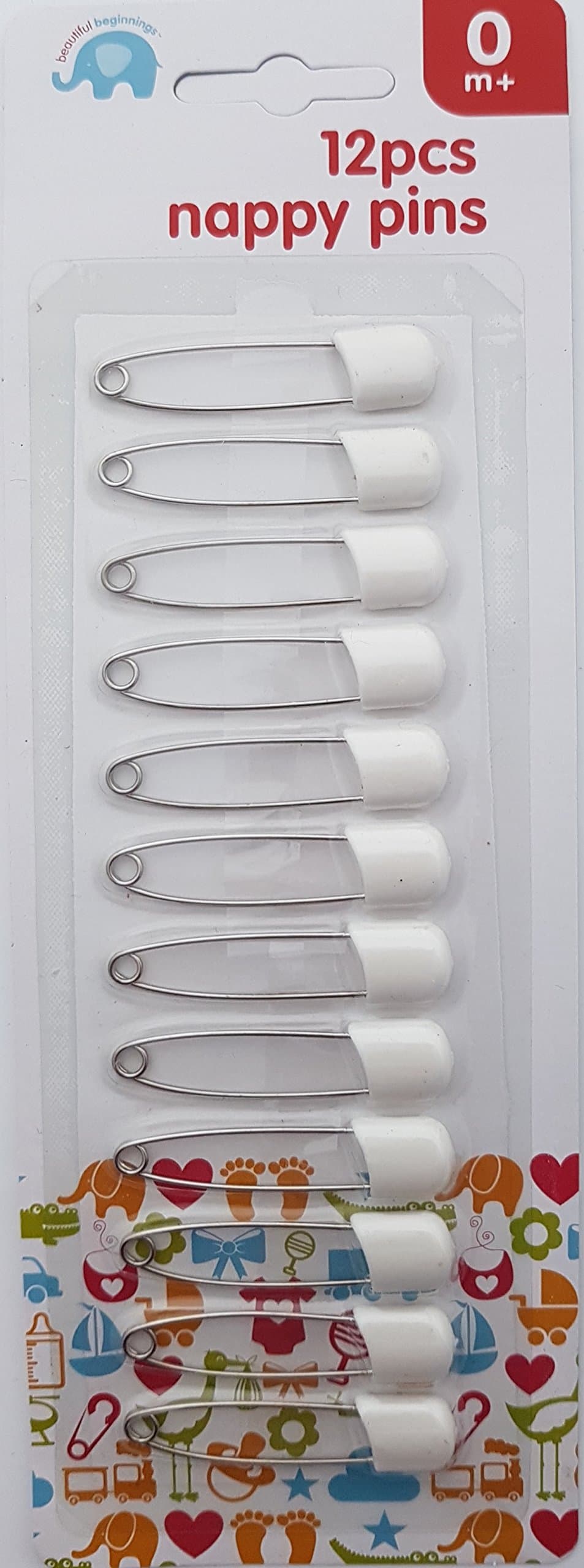 12 BEAUTIFUL BEGINNINGS - Nappy PINS