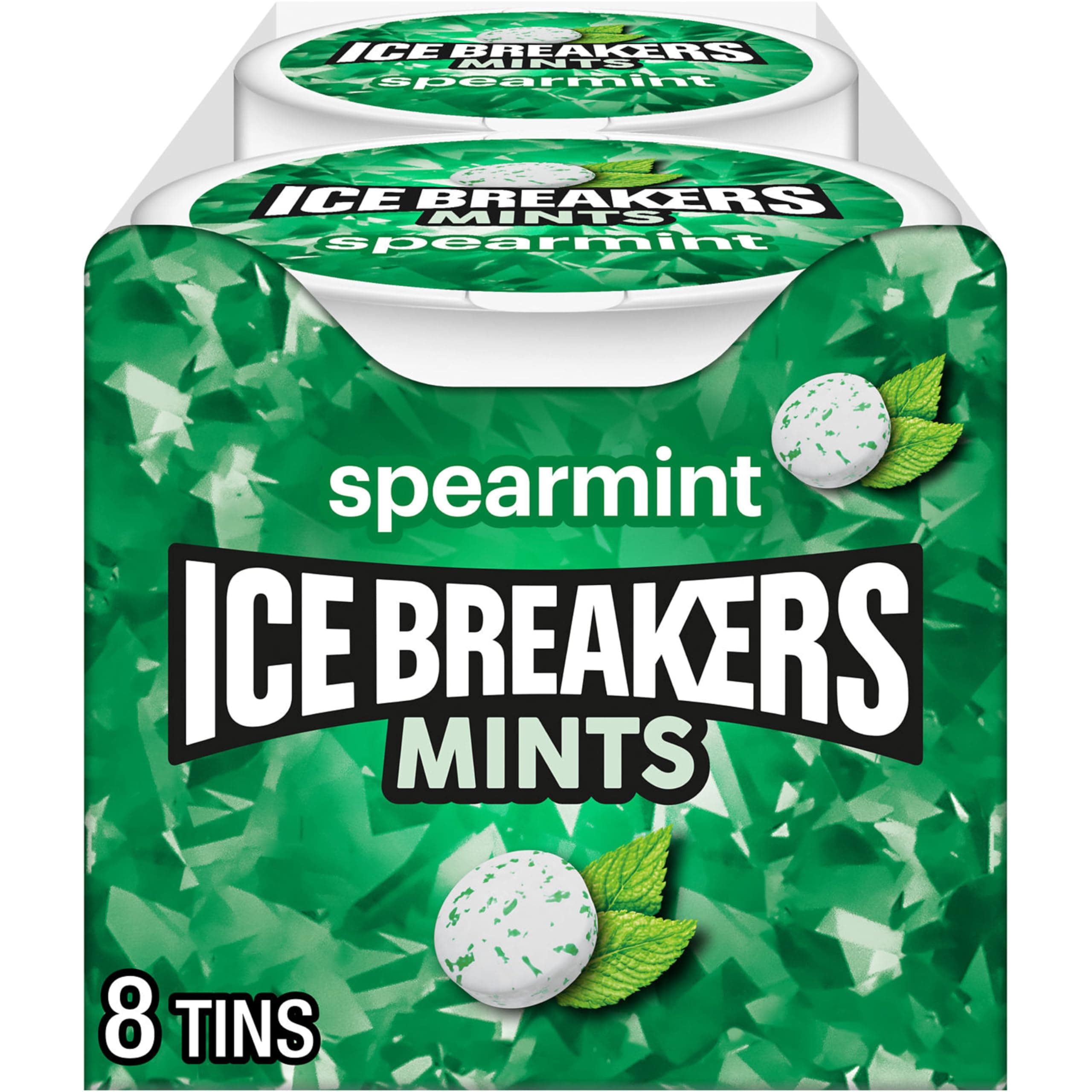 Sugar Free Mints, Spearmint, 1.5 Ounce (Pack of 8)