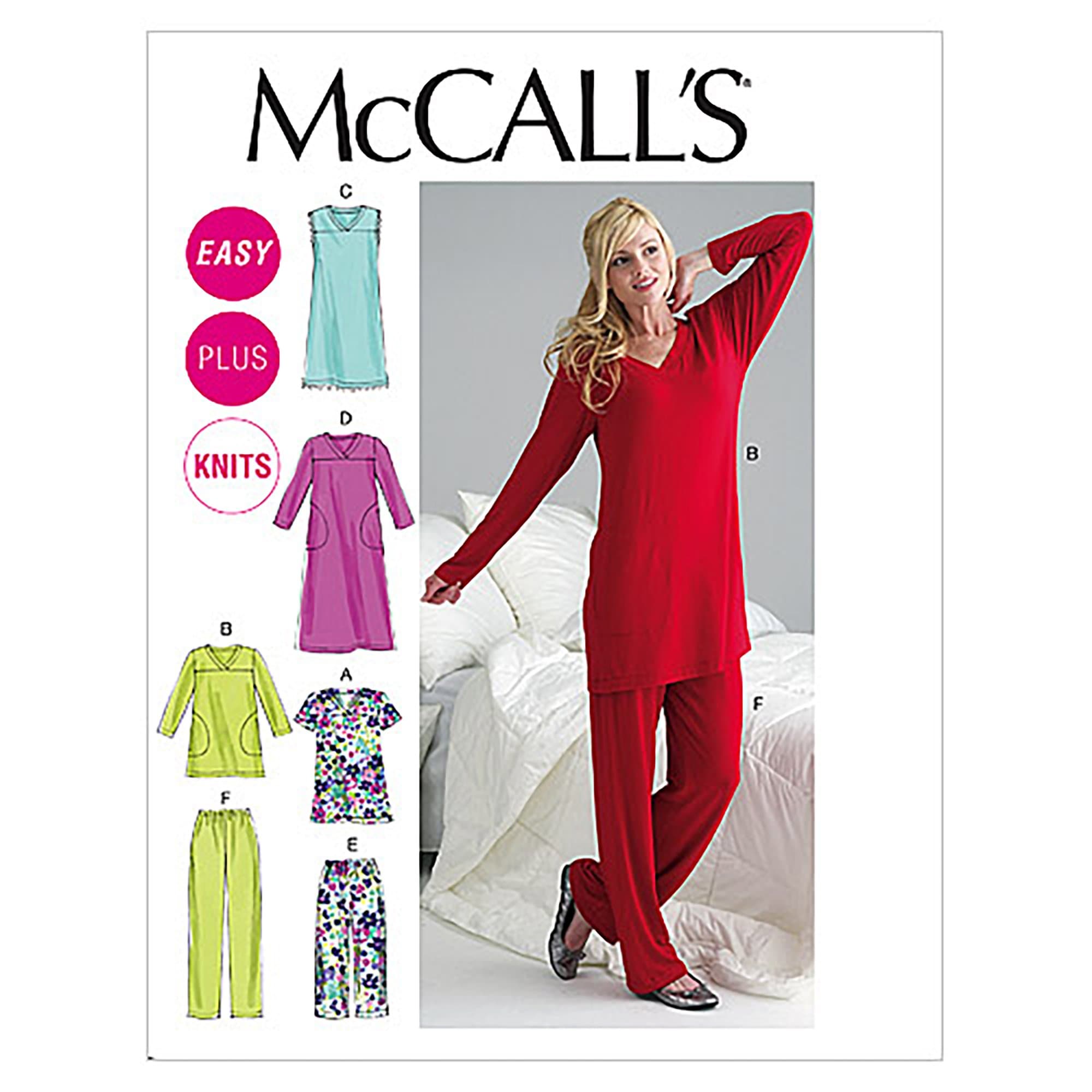 Patterns M6474 Misses'/Women's Top, Tunic, Gowns and Pants, Size B5 (8-10-12-14-16)