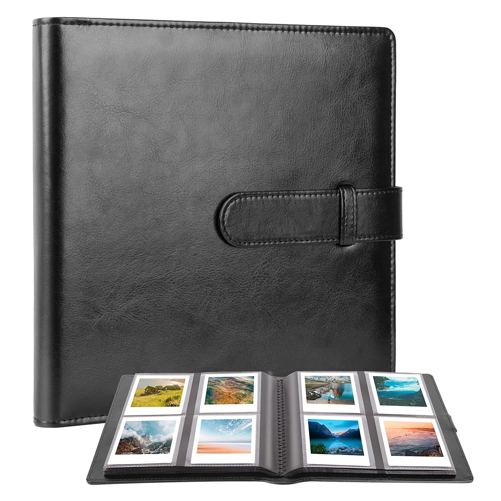 288 Pockets Photo Album for Fujifilm Instax Square SQ1/SQ6/SQ10/SQ20 Camera, Kodak Mini 3,Mini Shot 3 Square& Printer, Album for Instax Square Photo, Kodak 3x3" Photo,black