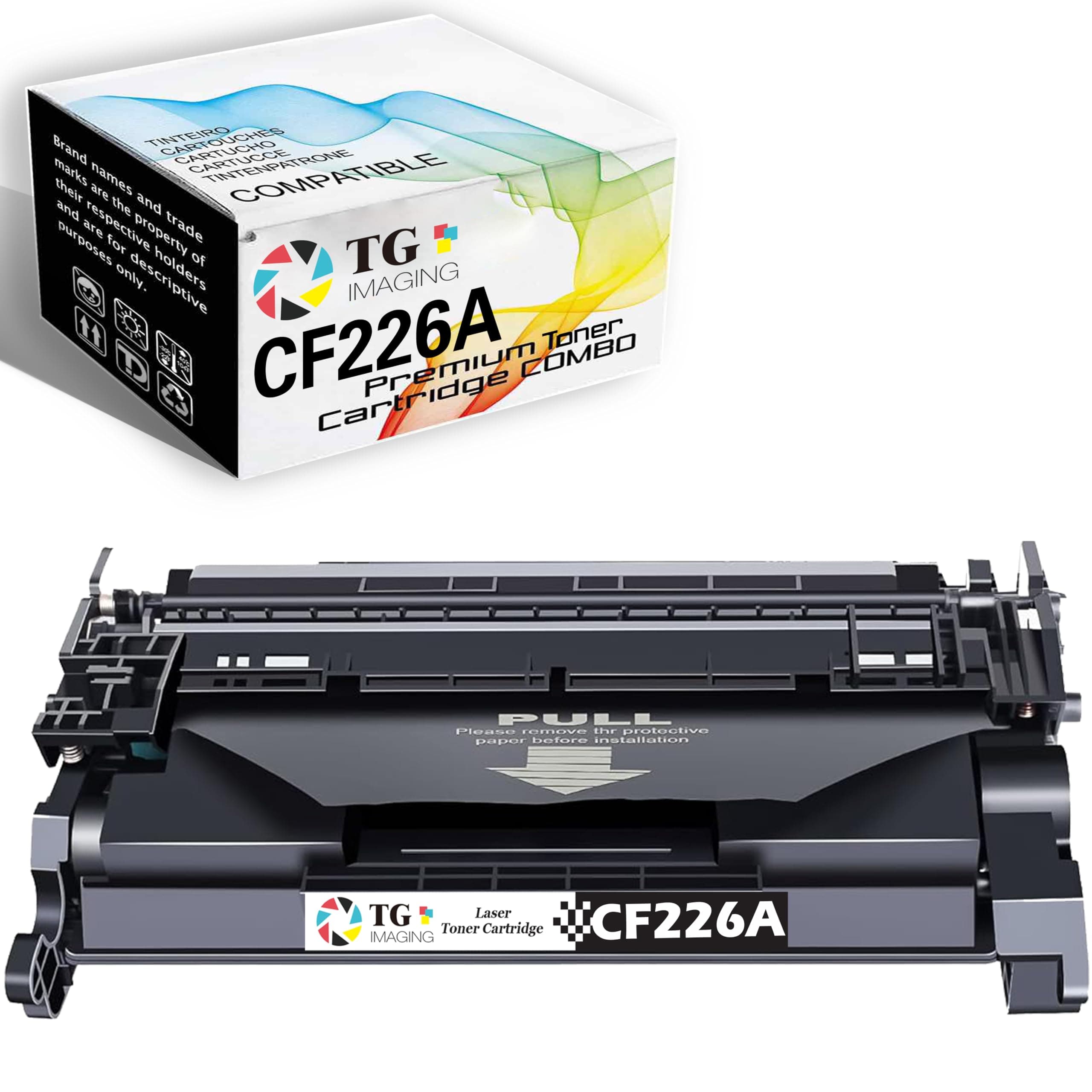 Compatible CF226A Toner Cartridge Replacement for HP 26A Toner CF226X 26X for Laser-Jet Pro M402n M402dn M426 M402d M402dw MFP M426fdw M426fdn M402 M426dw Printer (3,100 Pages,Black,1-Pack)